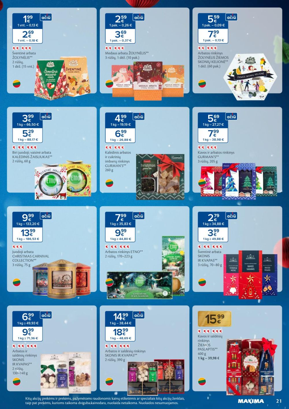 MAXIMA - Daugiau laiko Kalėdoms (2025 11 04 - 2026 01 03) | 21