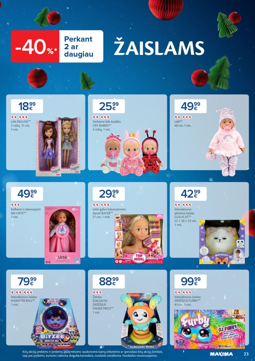 MAXIMA - Daugiau laiko Kalėdoms (2025 11 04 - 2026 01 03) | 23