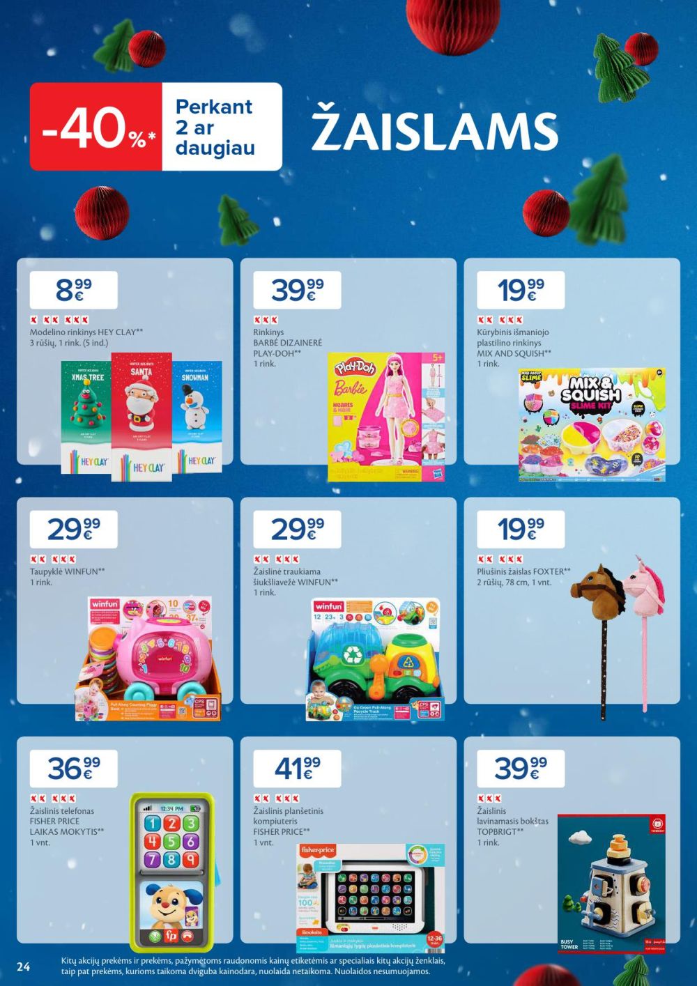 MAXIMA - Daugiau laiko Kalėdoms (2025 11 04 - 2026 01 03) | 24