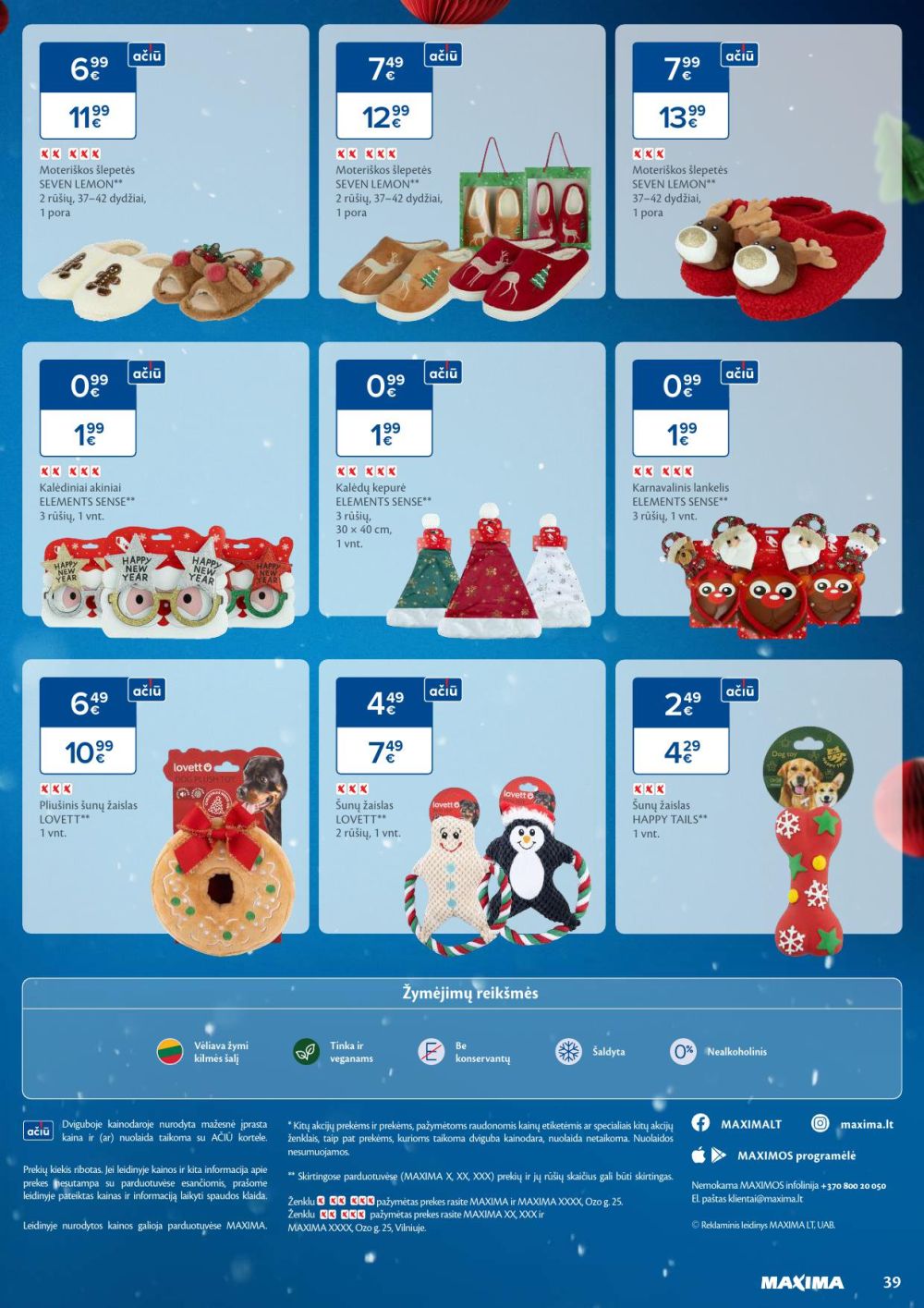 MAXIMA - Daugiau laiko Kalėdoms (2025 11 04 - 2026 01 03) | 39