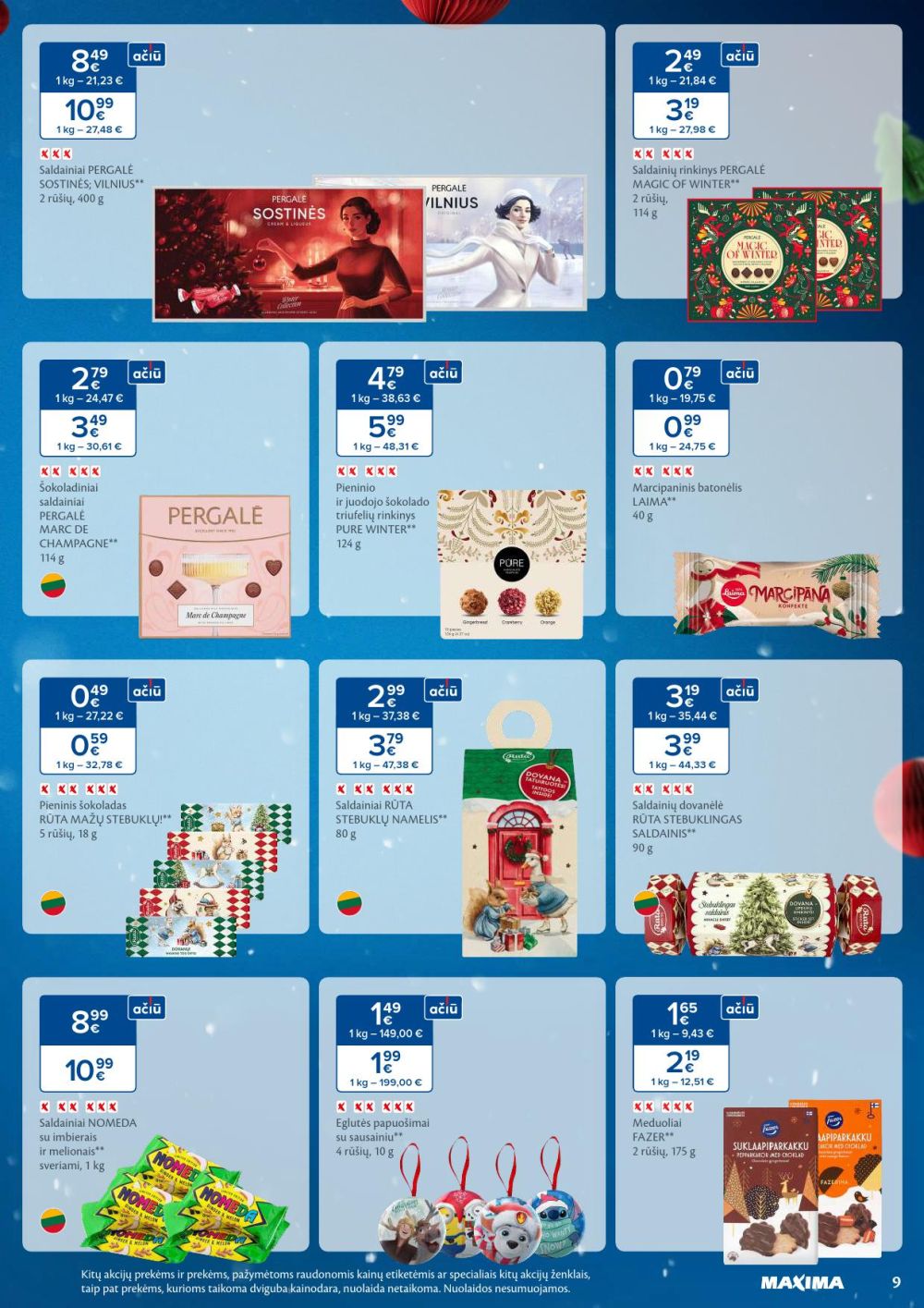 MAXIMA - Daugiau laiko Kalėdoms (2025 11 04 - 2026 01 03) | 9