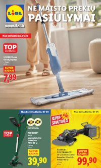 LIDL - Ne maisto prekių pasiūlymai (2025 06 30 - 2025 07 06)