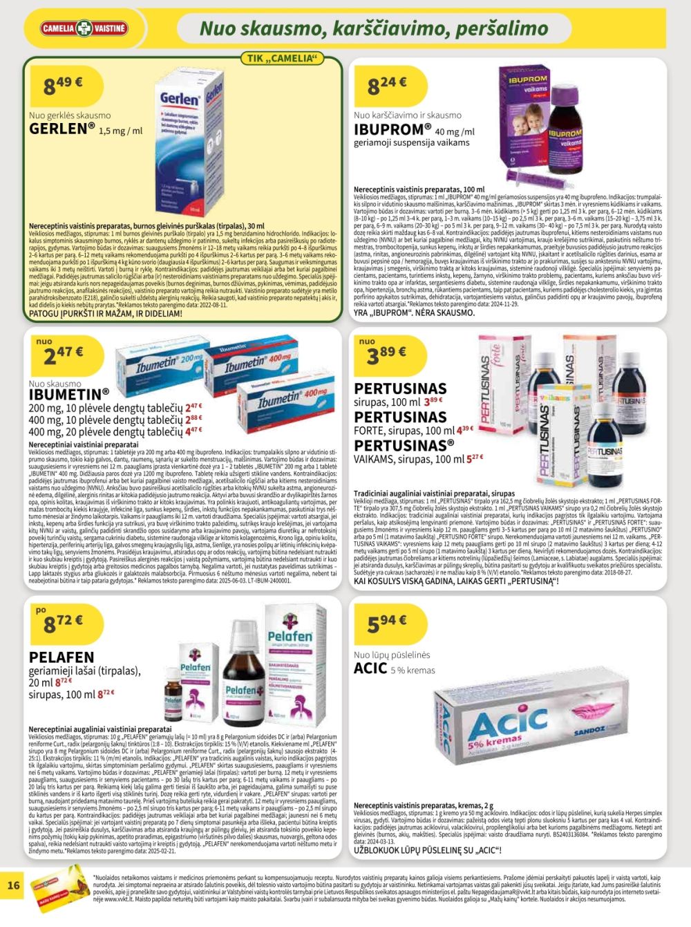 CAMELIA - Leidinys Nr.11 (2025 11 01 - 2025 11 30) | 16