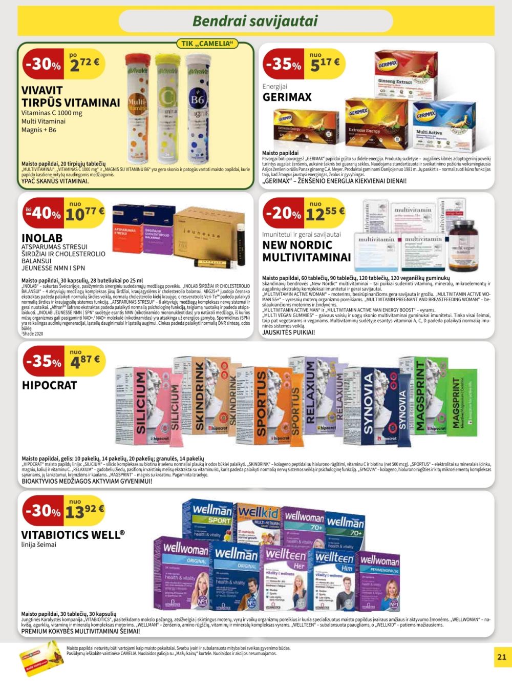 CAMELIA - Leidinys Nr.11 (2025 11 01 - 2025 11 30) | 21