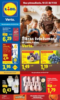 LIDL - Maisto prekių pasiūlymai (2025 10 27 - 2025 11 02)