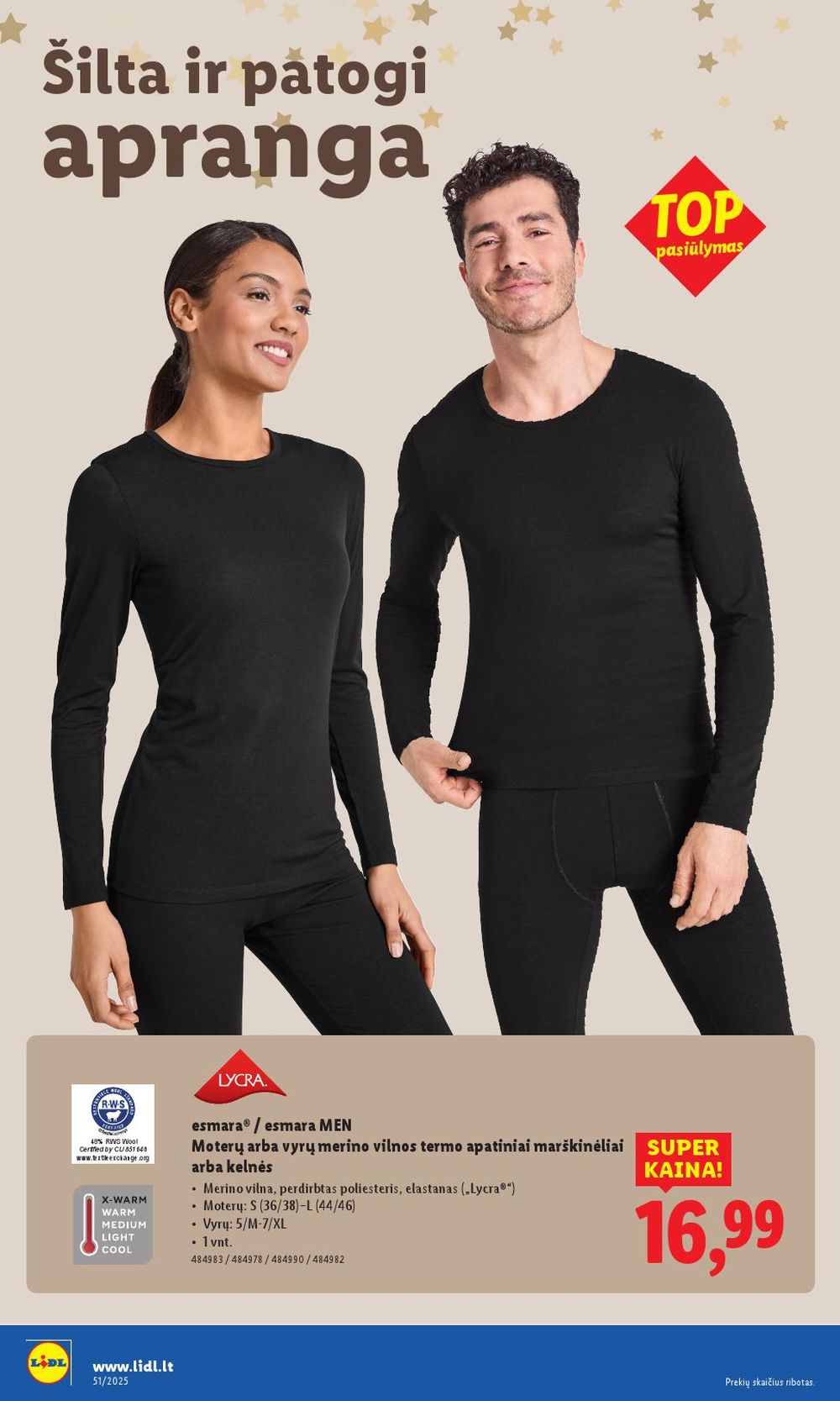 LIDL - Ne maisto prekių pasiūlymai (2025 12 15 - 2025 12 21) | 2