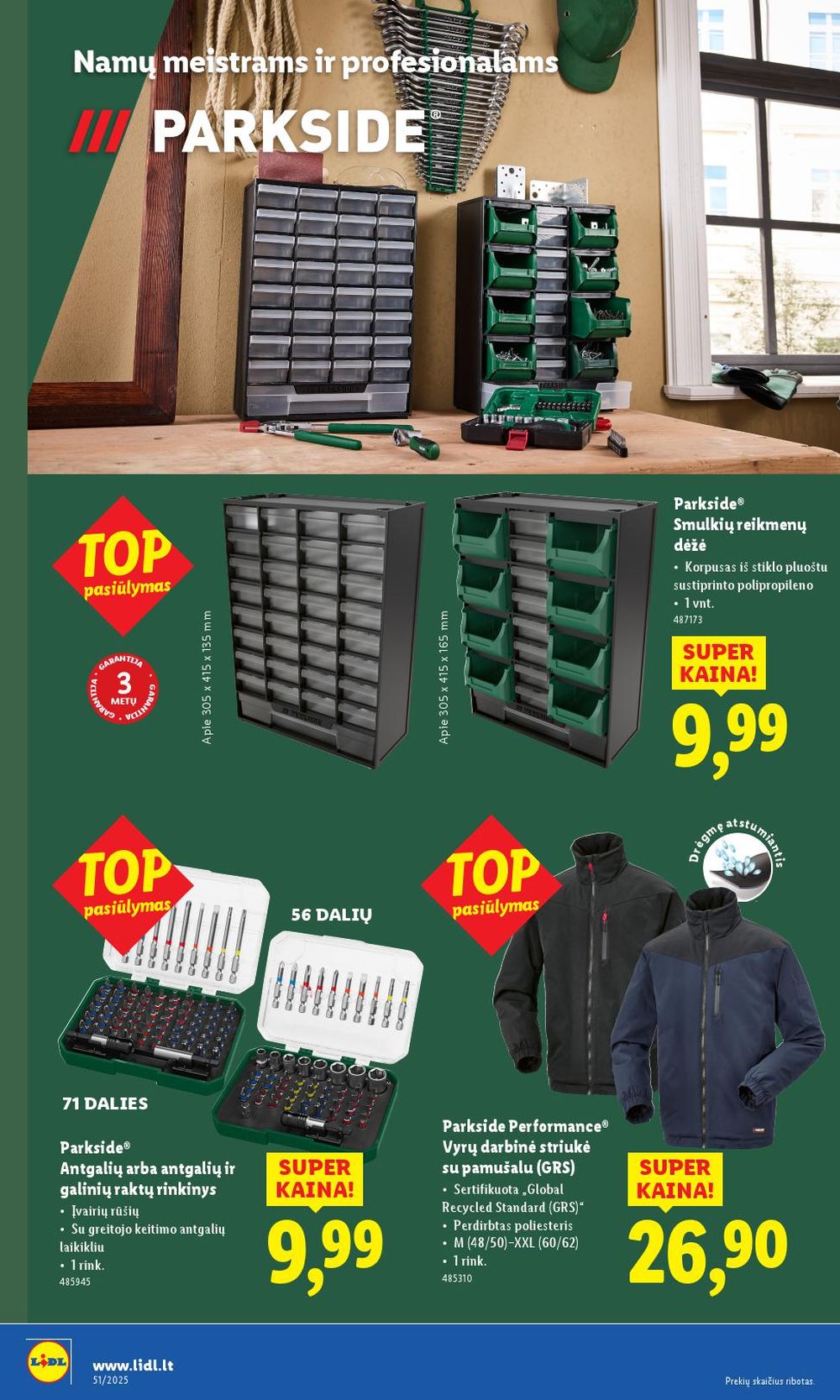 LIDL - Ne maisto prekių pasiūlymai (2025 12 15 - 2025 12 21) | 20