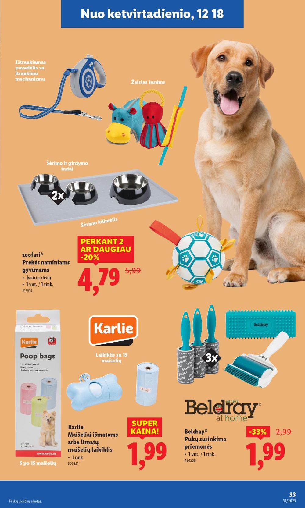 LIDL - Ne maisto prekių pasiūlymai (2025 12 15 - 2025 12 21) | 33