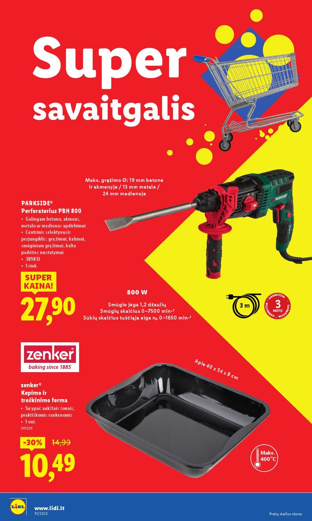 LIDL - Ne maisto prekių pasiūlymai (2025 12 15 - 2025 12 21) | 36