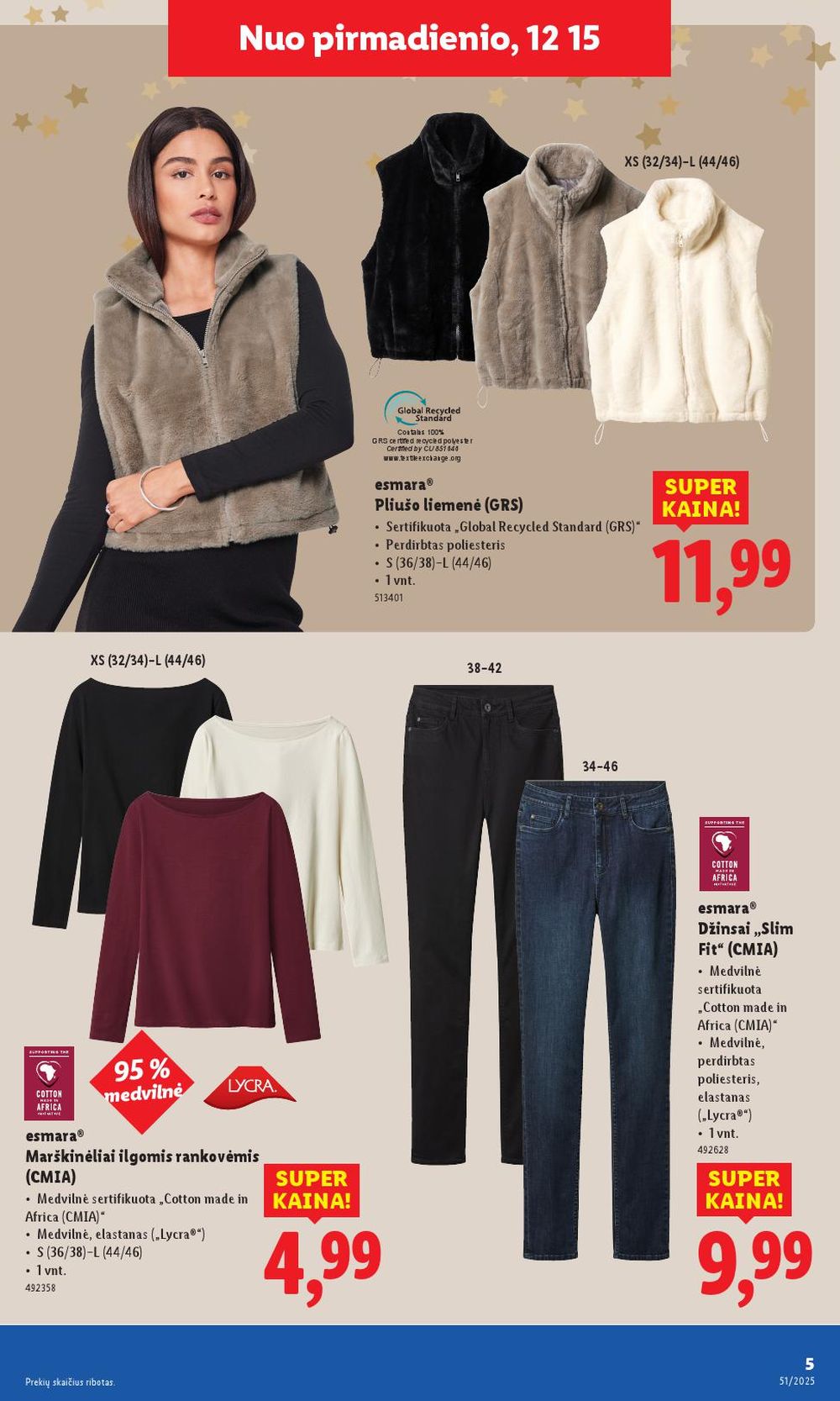 LIDL - Ne maisto prekių pasiūlymai (2025 12 15 - 2025 12 21) | 5