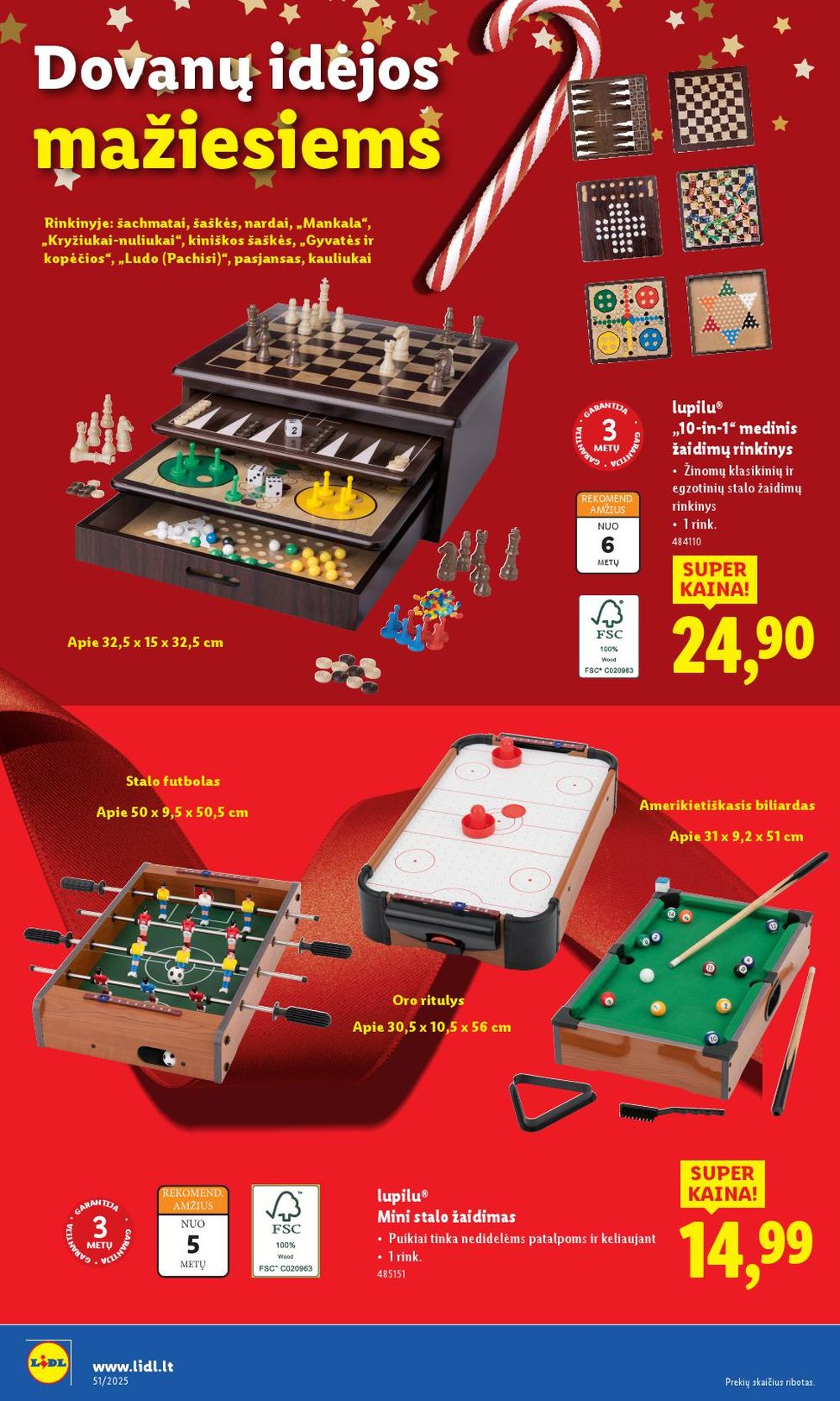 LIDL - Ne maisto prekių pasiūlymai (2025 12 15 - 2025 12 21) | 10