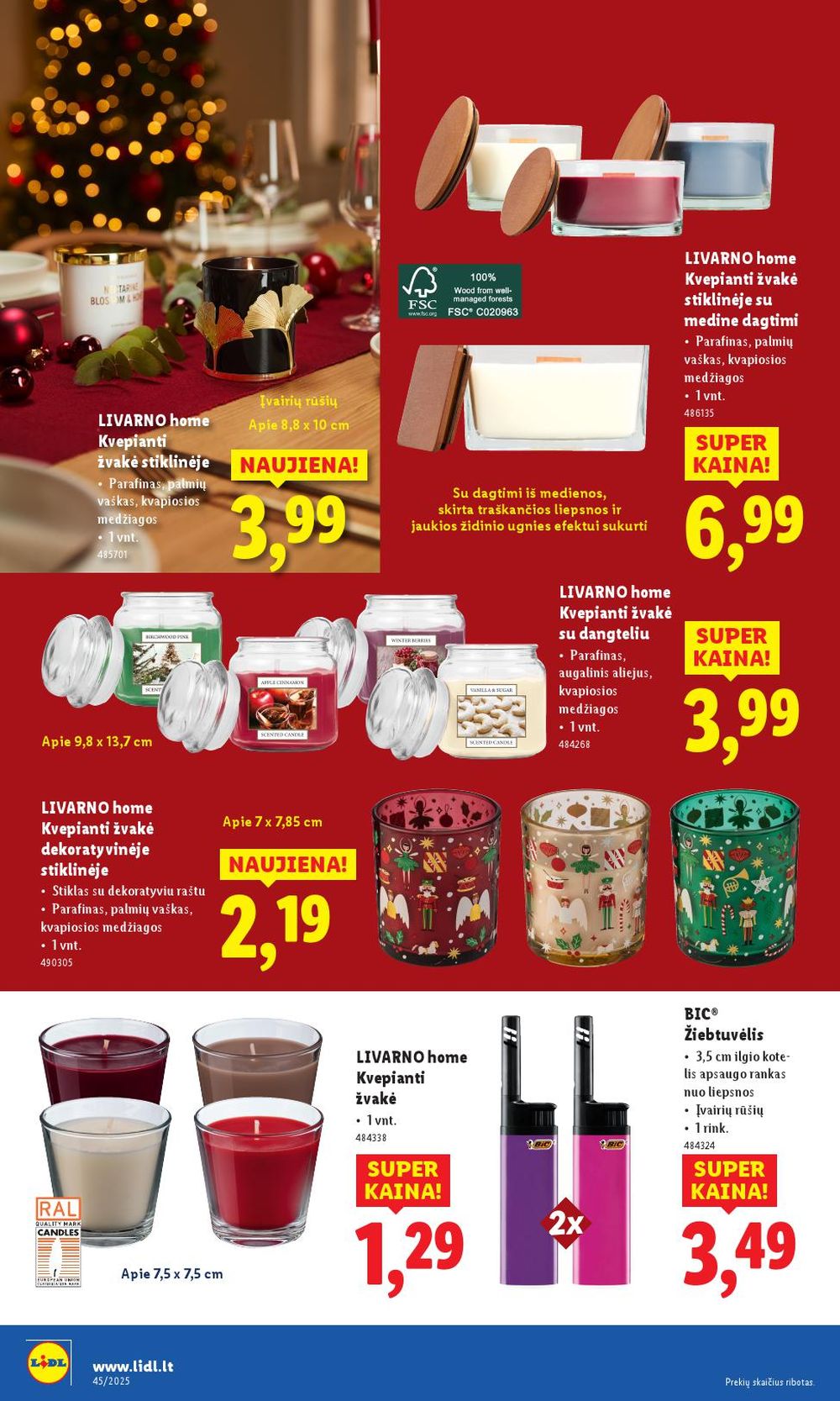 LIDL - Ne maisto prekių pasiūlymai (2025 11 03 - 2025 11 09) | 12