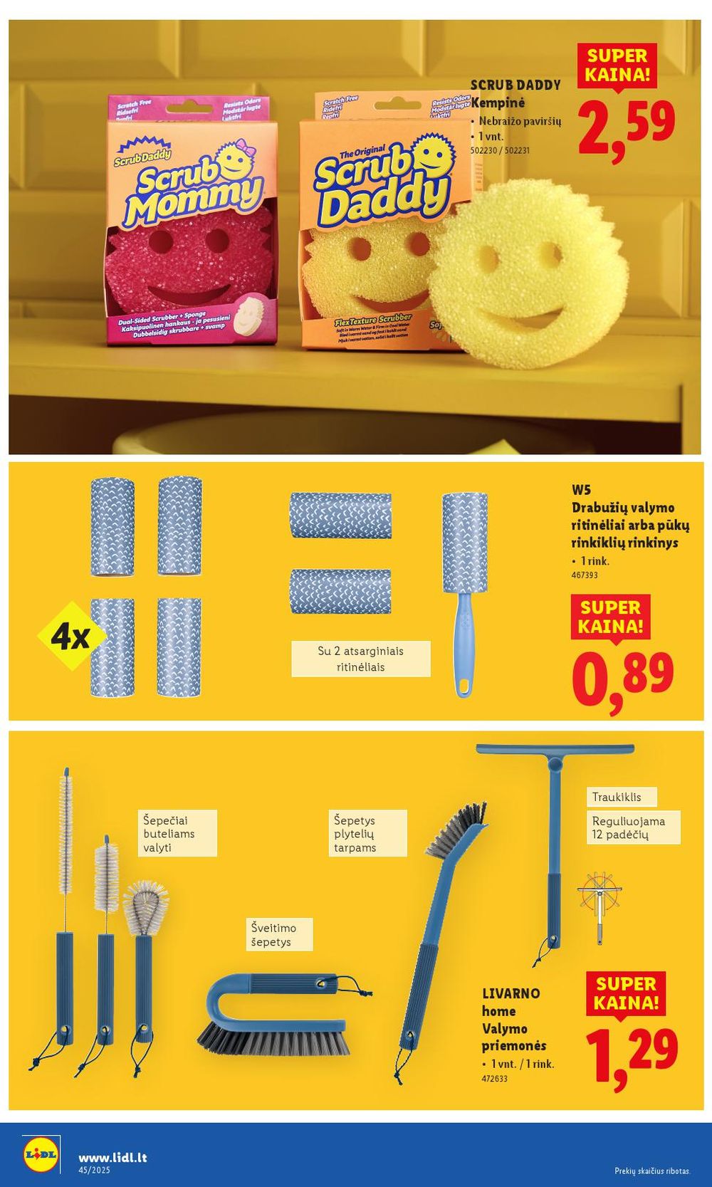 LIDL - Ne maisto prekių pasiūlymai (2025 11 03 - 2025 11 09) | 18