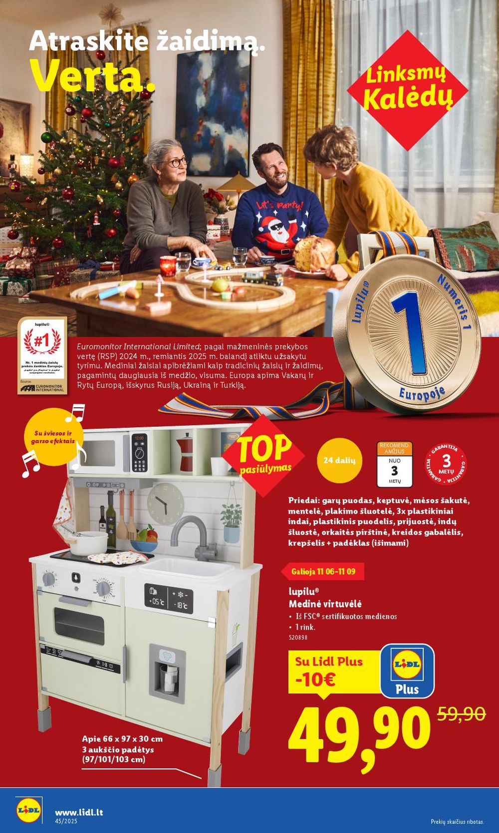 LIDL - Ne maisto prekių pasiūlymai (2025 11 03 - 2025 11 09) | 26