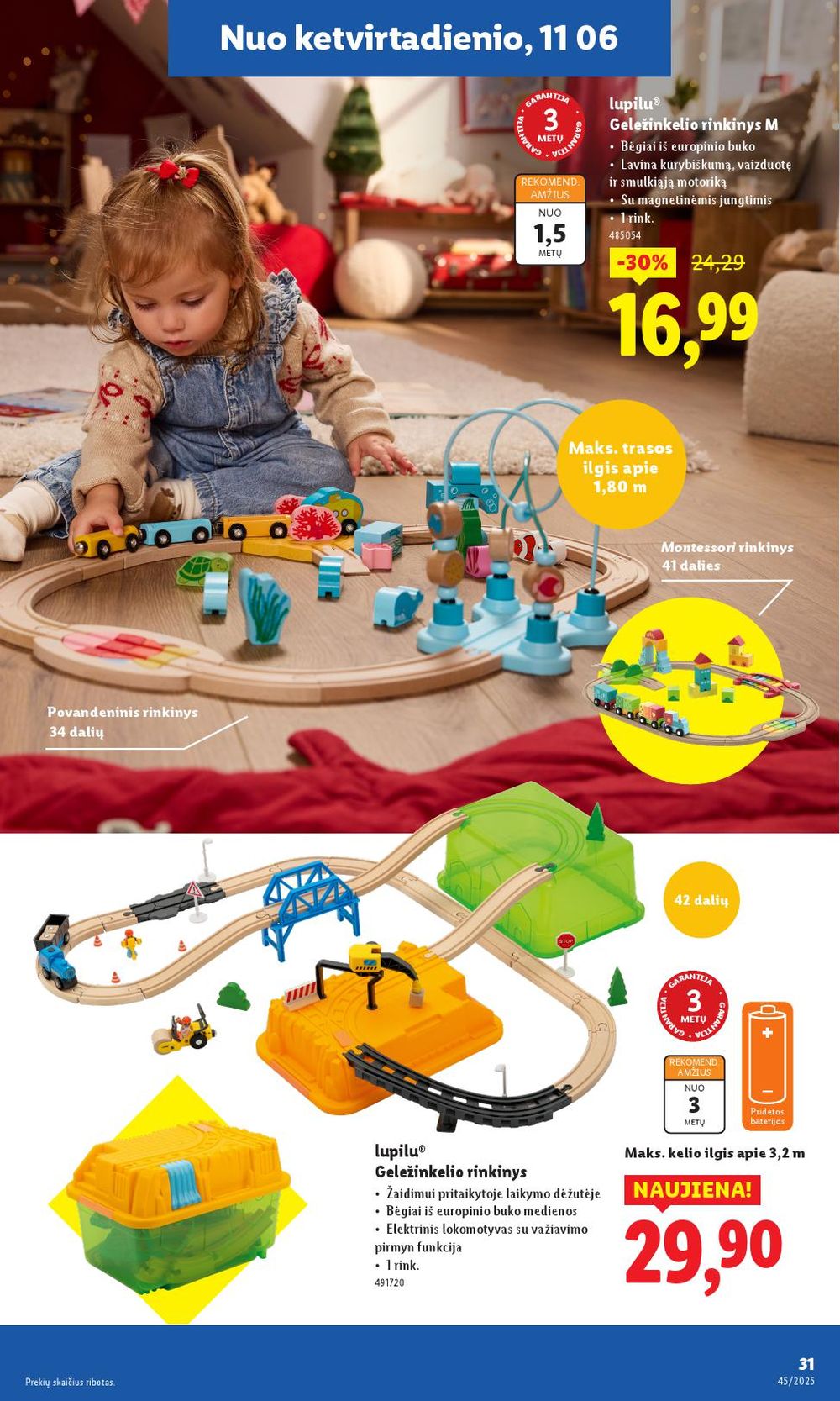 LIDL - Ne maisto prekių pasiūlymai (2025 11 03 - 2025 11 09) | 31