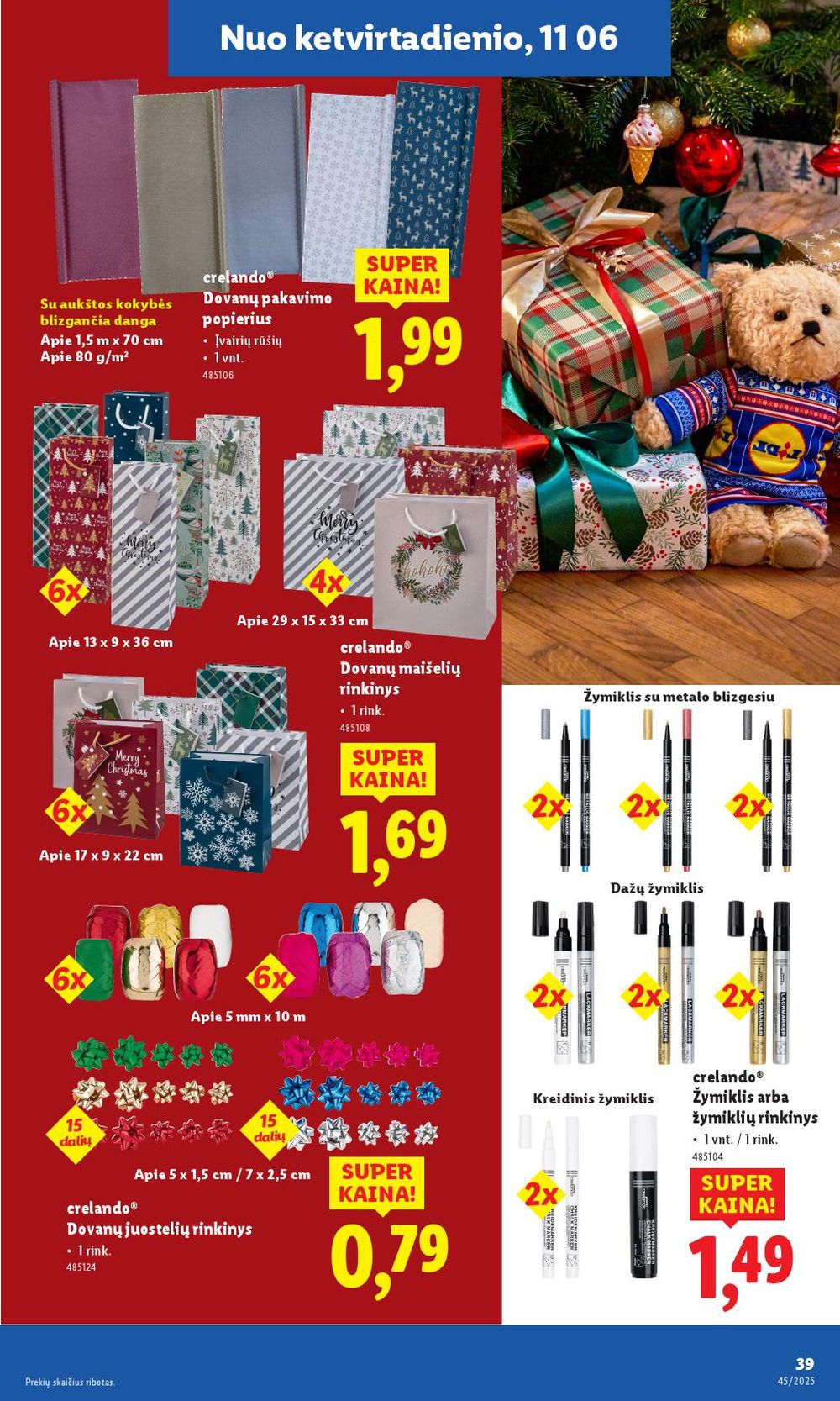 LIDL - Ne maisto prekių pasiūlymai (2025 11 03 - 2025 11 09) | 39