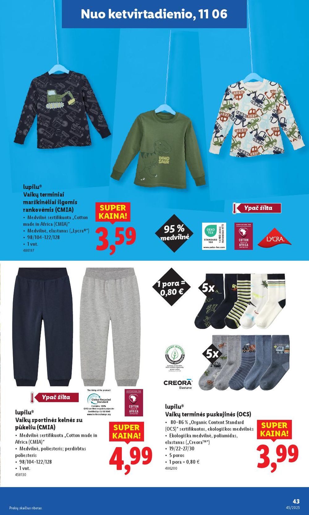 LIDL - Ne maisto prekių pasiūlymai (2025 11 03 - 2025 11 09) | 43