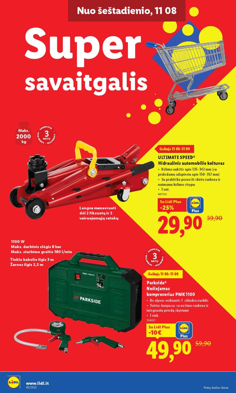 LIDL - Ne maisto prekių pasiūlymai (2025 11 03 - 2025 11 09) | 44