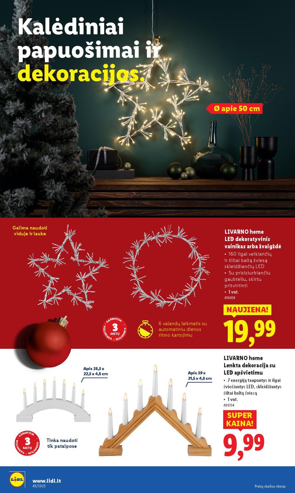 LIDL - Ne maisto prekių pasiūlymai (2025 11 03 - 2025 11 09) | 10