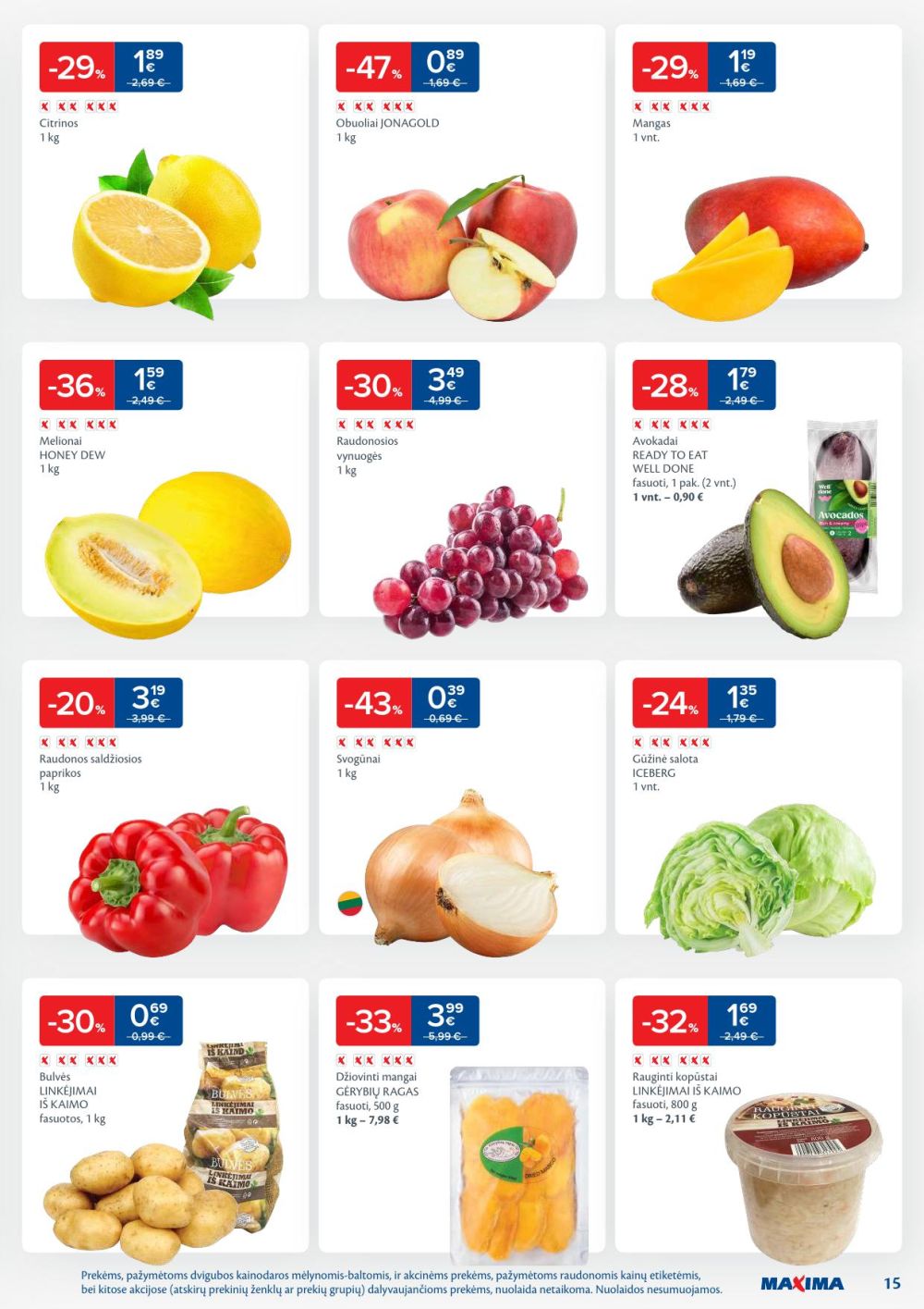 MAXIMA - Kaininis leidinys Nr.3 (2026 01 13 - 2026 01 19) | 15