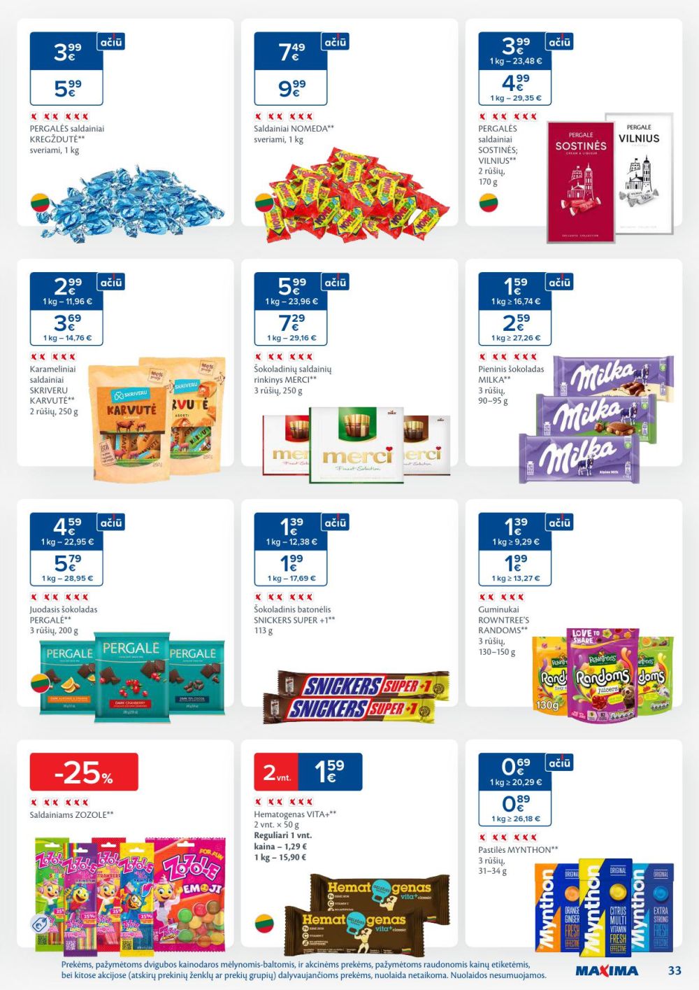 MAXIMA - Kaininis leidinys Nr.3 (2026 01 13 - 2026 01 19) | 33