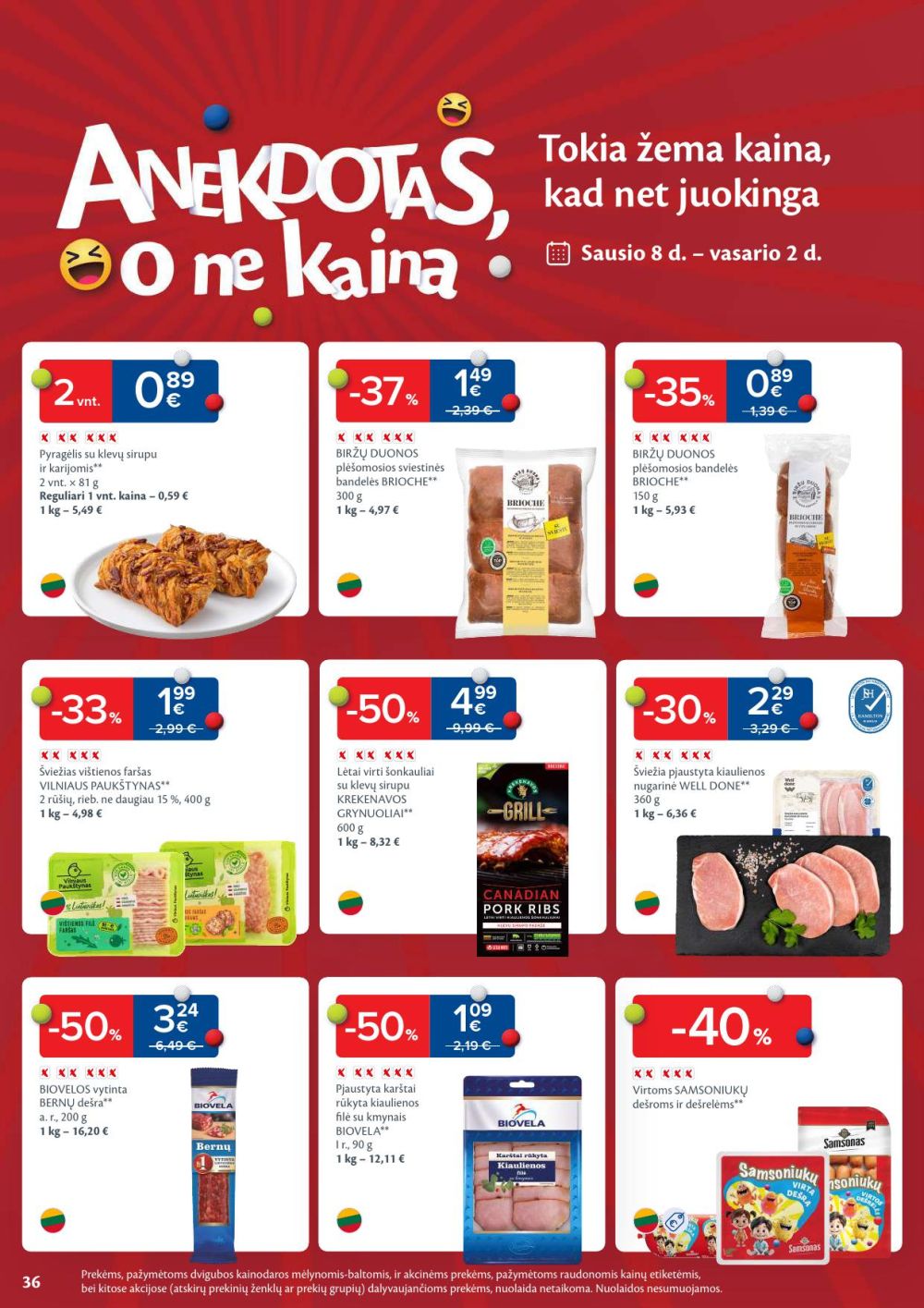 MAXIMA - Kaininis leidinys Nr.3 (2026 01 13 - 2026 01 19) | 36