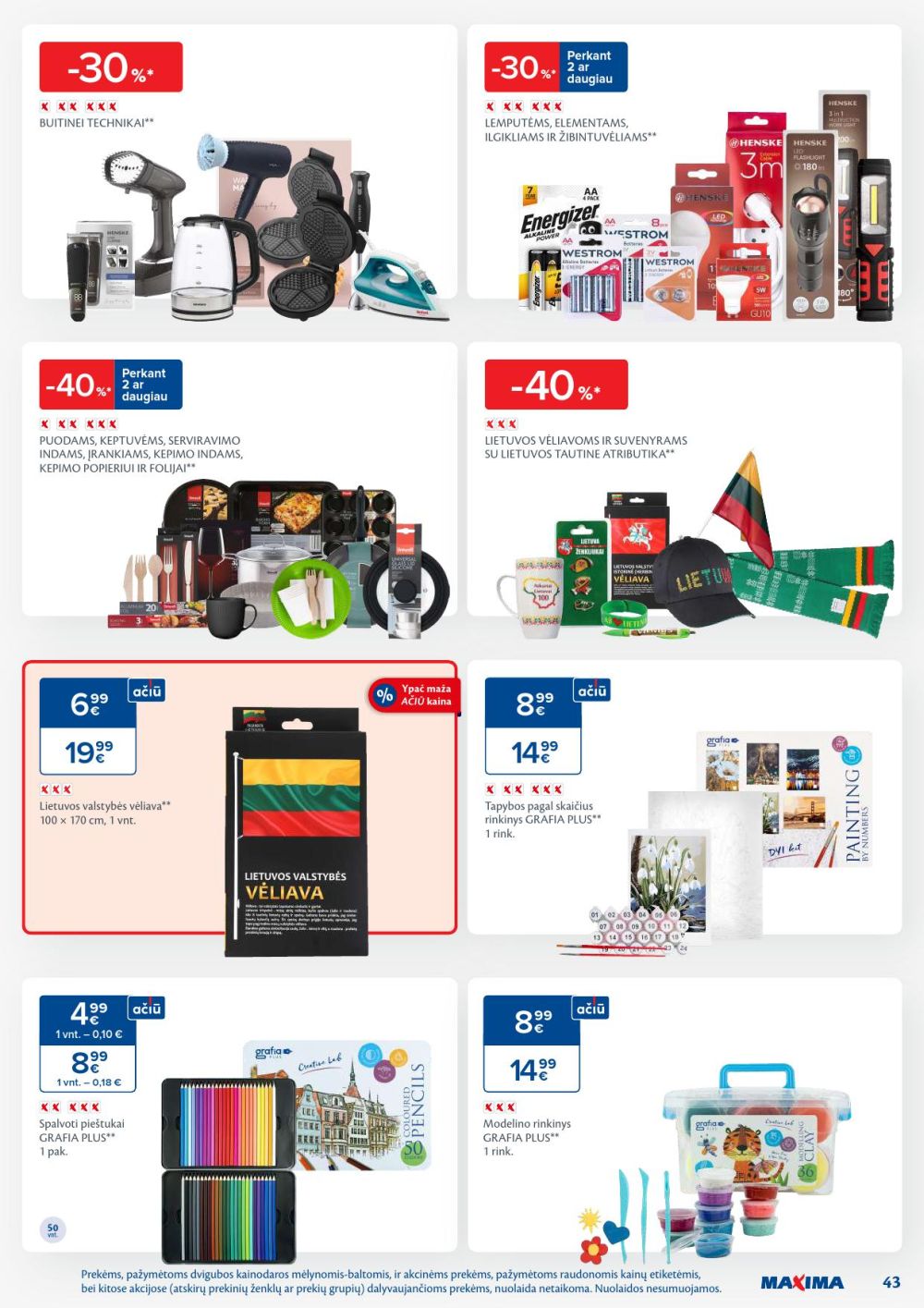 MAXIMA - Kaininis leidinys Nr.3 (2026 01 13 - 2026 01 19) | 43