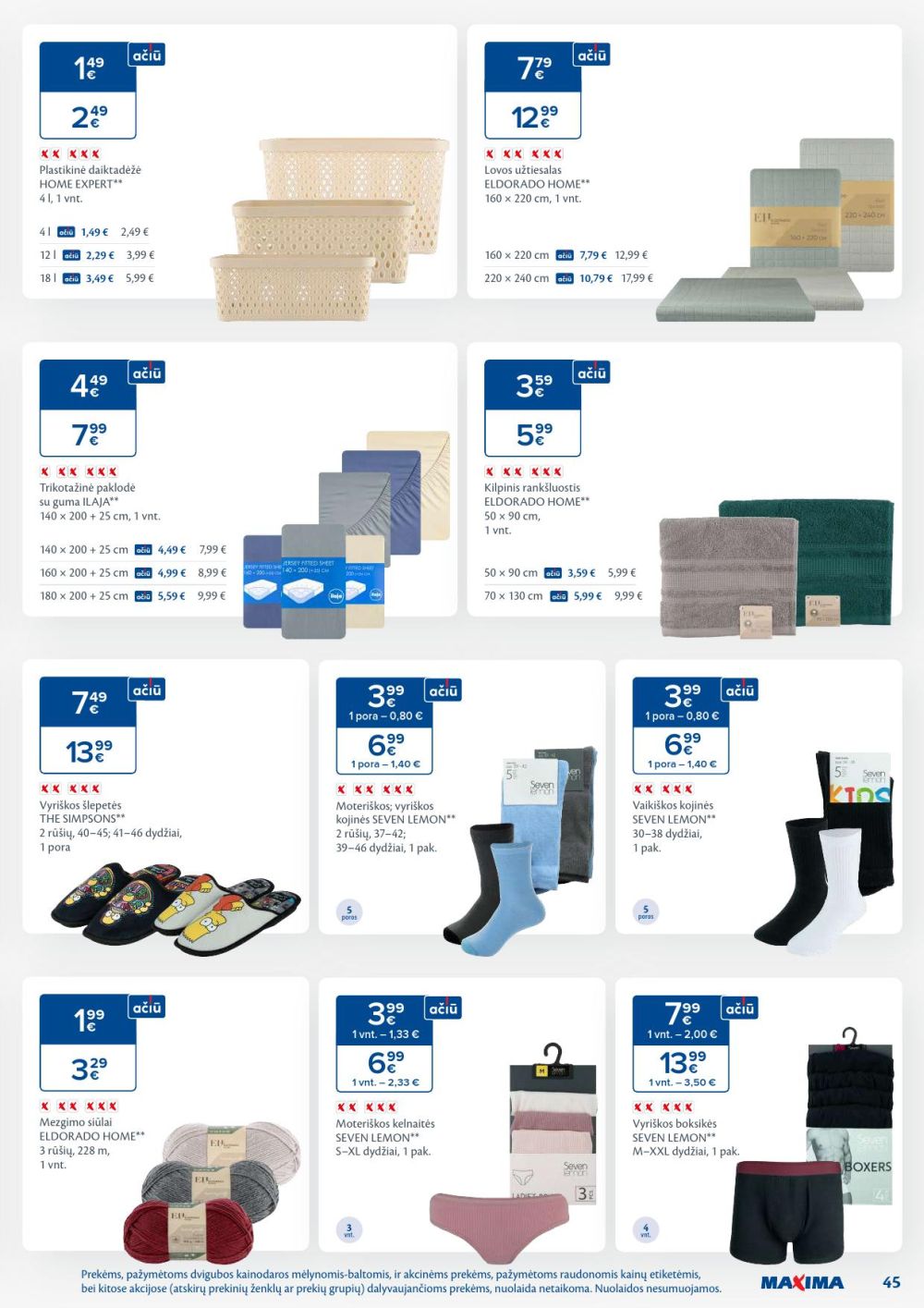 MAXIMA - Kaininis leidinys Nr.3 (2026 01 13 - 2026 01 19) | 45