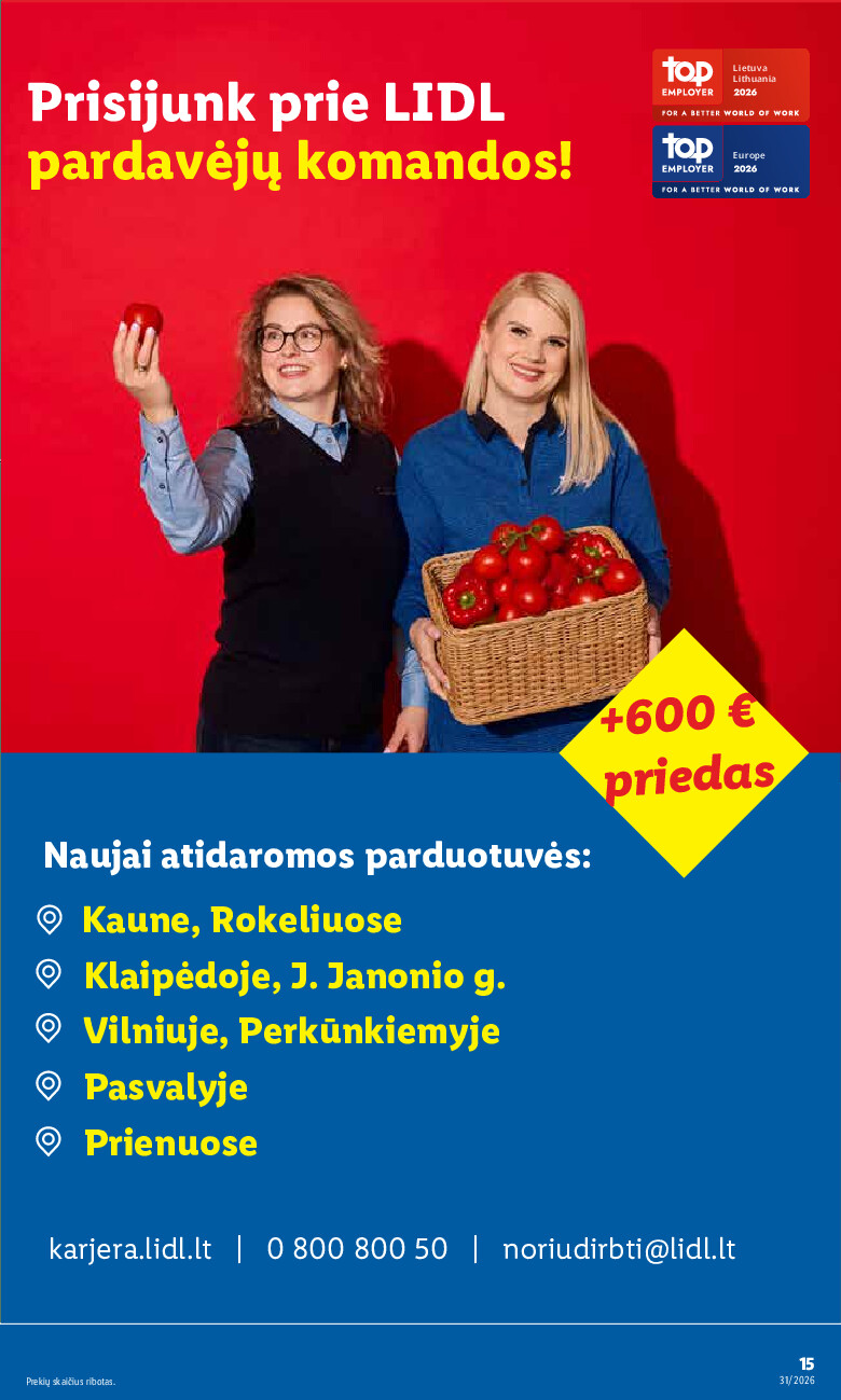 NE MAISTO PREKIŲ PASIŪLYMAI (2026-07-27 - 2026-08-02) | 15