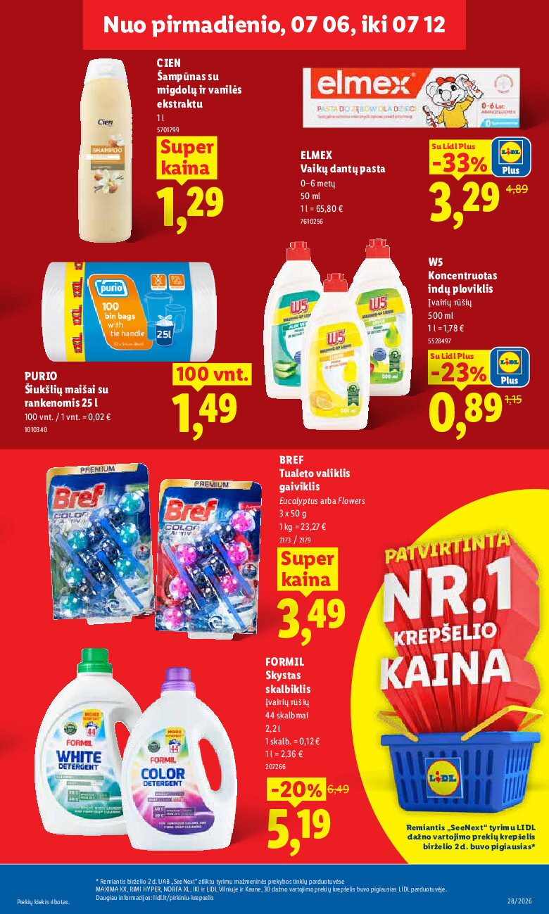 MAISTO PREKIŲ PASIŪLYMAI (2026-07-06 - 2026-07-12) | 23