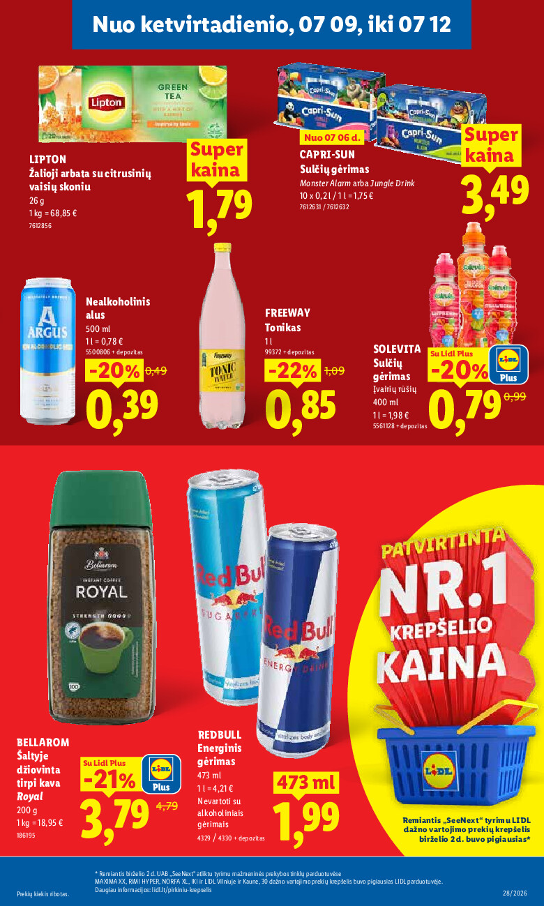MAISTO PREKIŲ PASIŪLYMAI (2026-07-06 - 2026-07-12) | 31