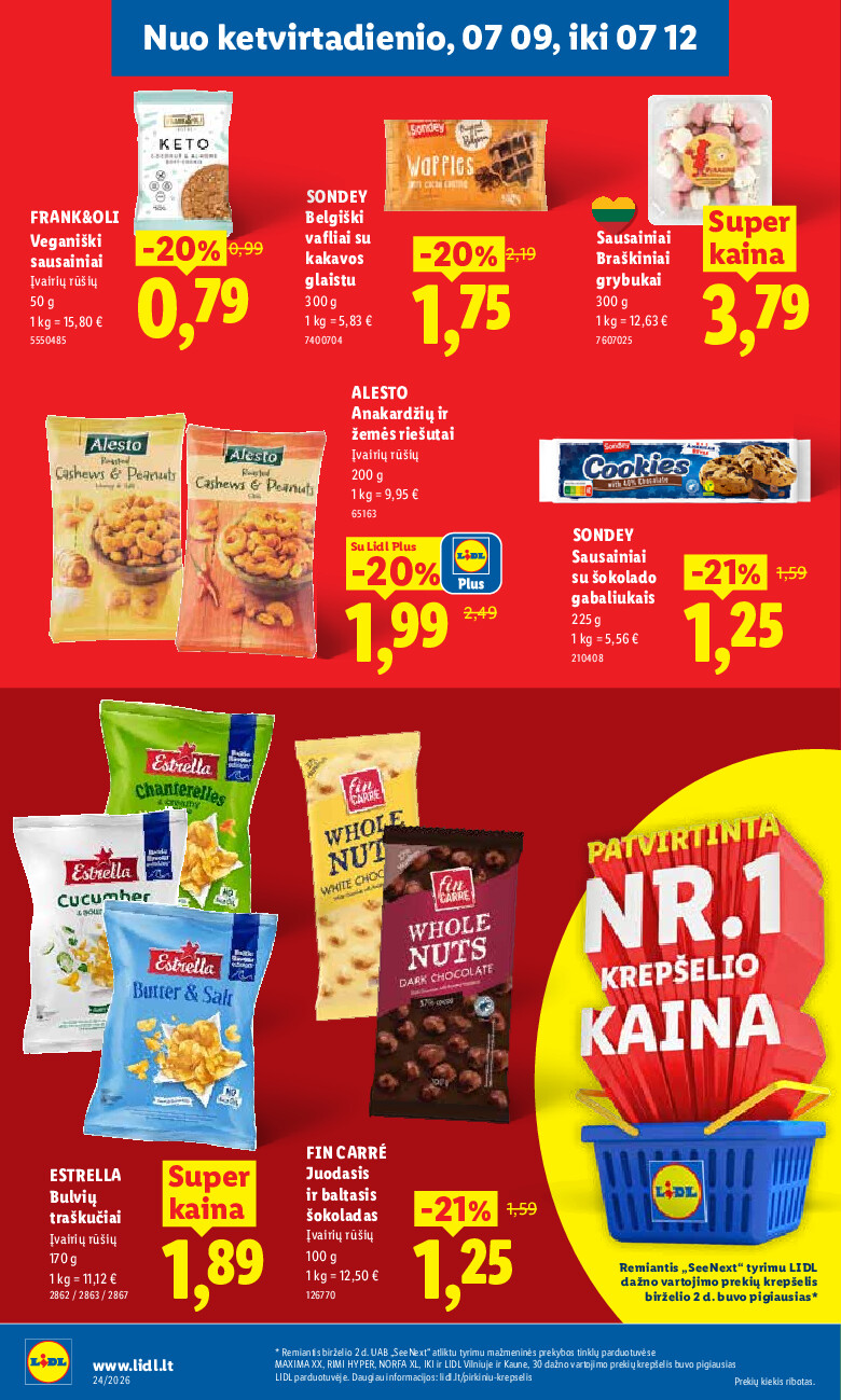 MAISTO PREKIŲ PASIŪLYMAI (2026-07-06 - 2026-07-12) | 34