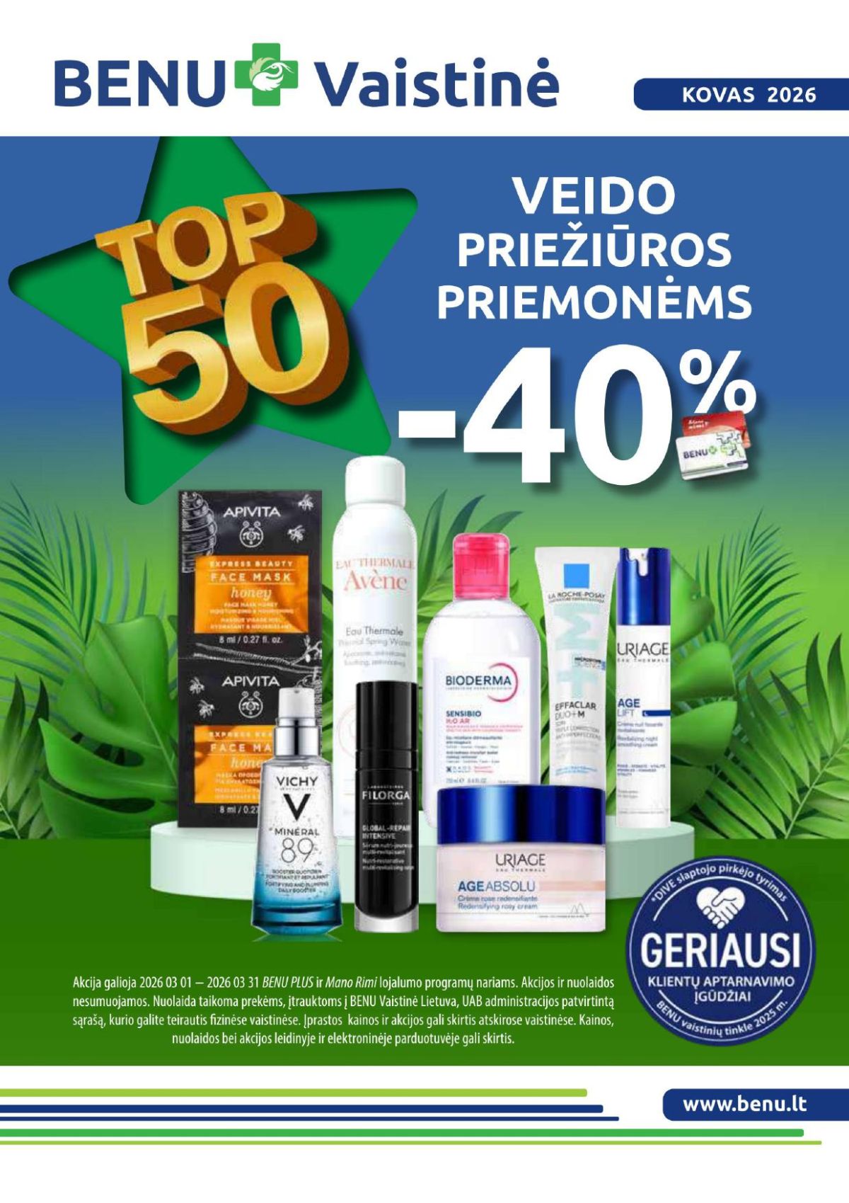 BENU VAISTINĖ (2026 03 01 - 2026 03 31) | 1
