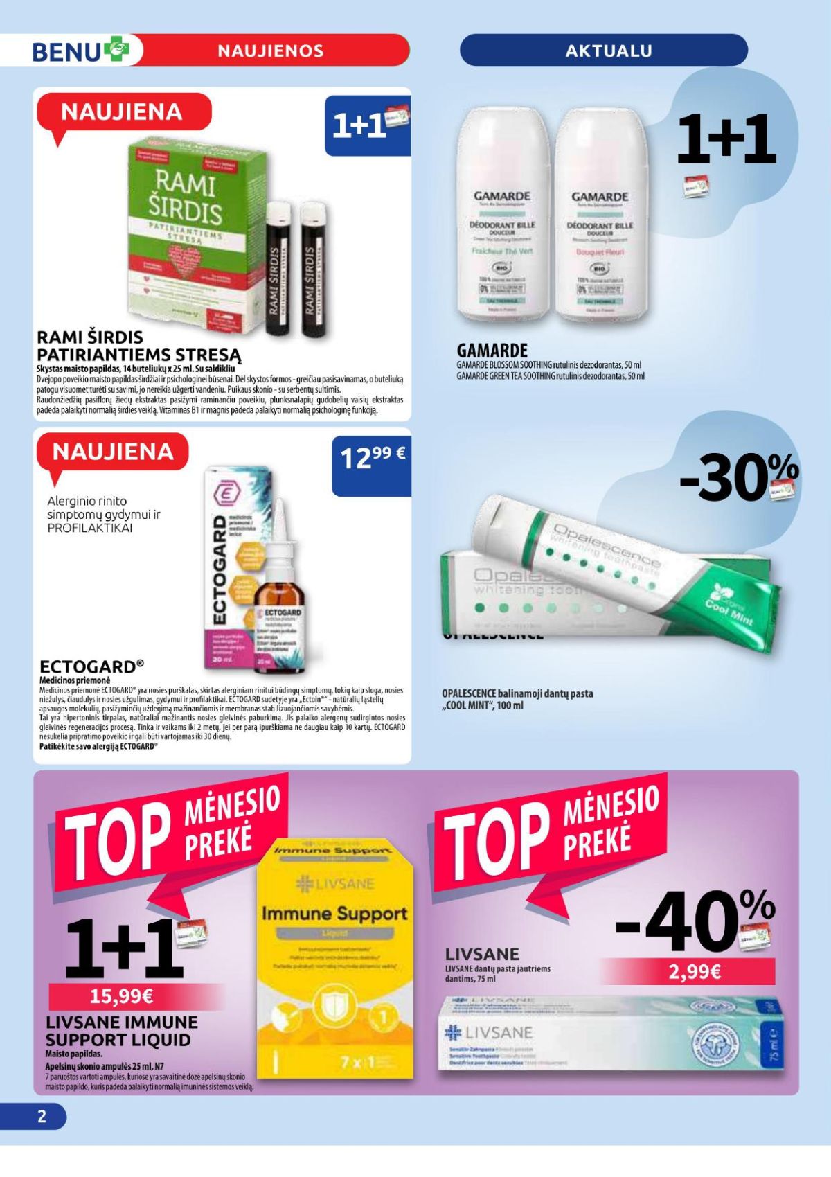 BENU VAISTINĖ (2026 03 01 - 2026 03 31) | 2