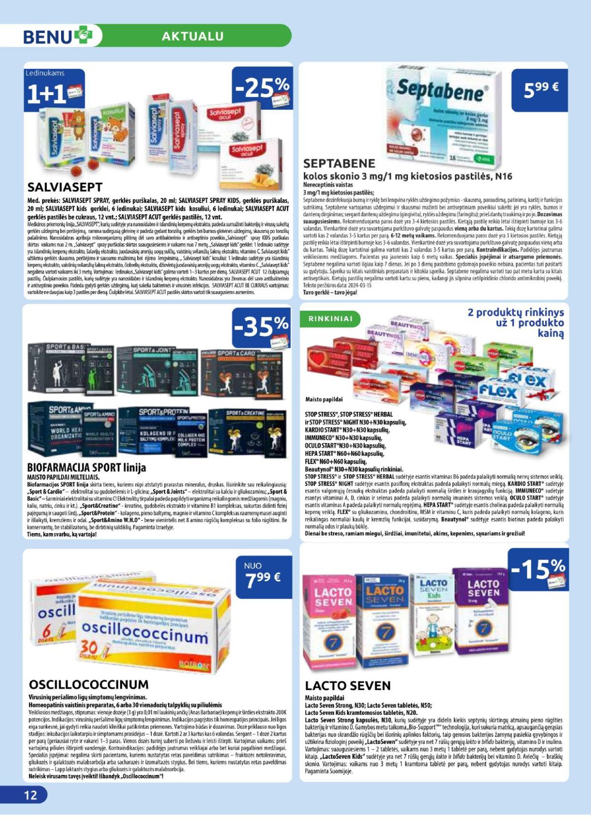 BENU VAISTINĖ (2026 03 01 - 2026 03 31) | 12