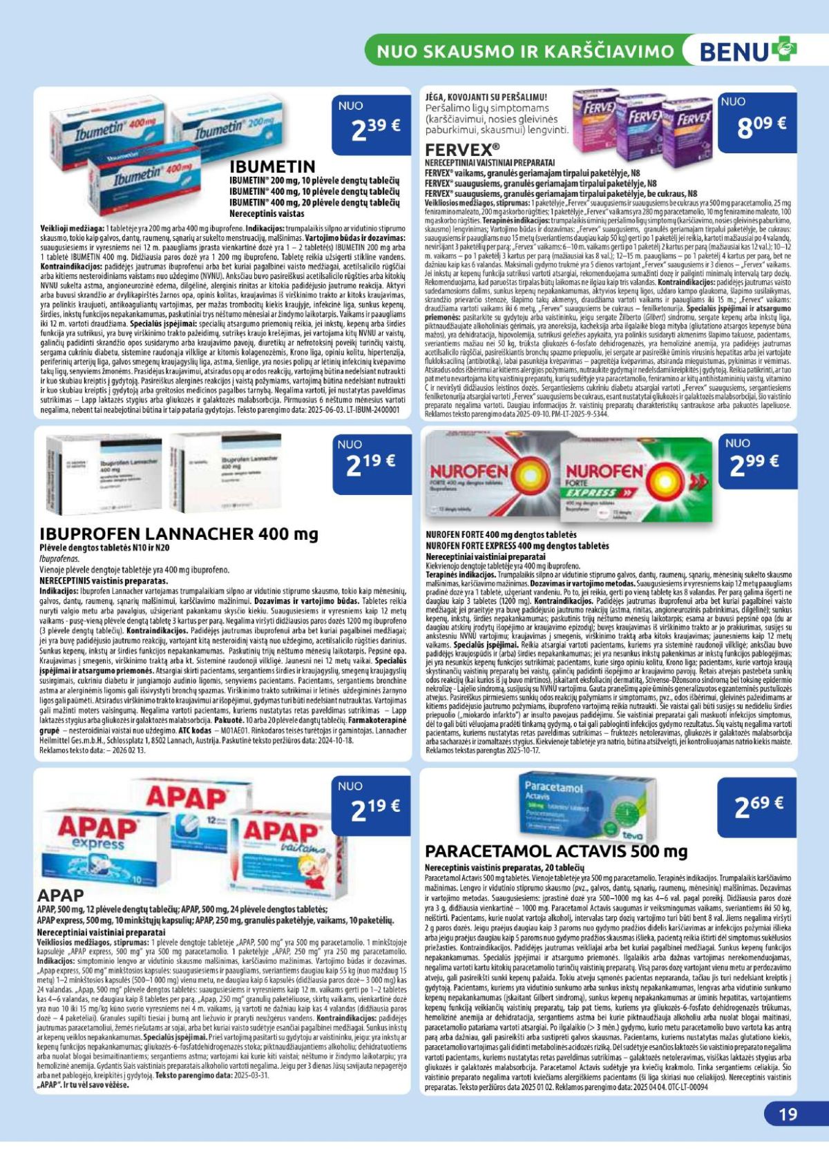 BENU VAISTINĖ (2026 03 01 - 2026 03 31) | 19