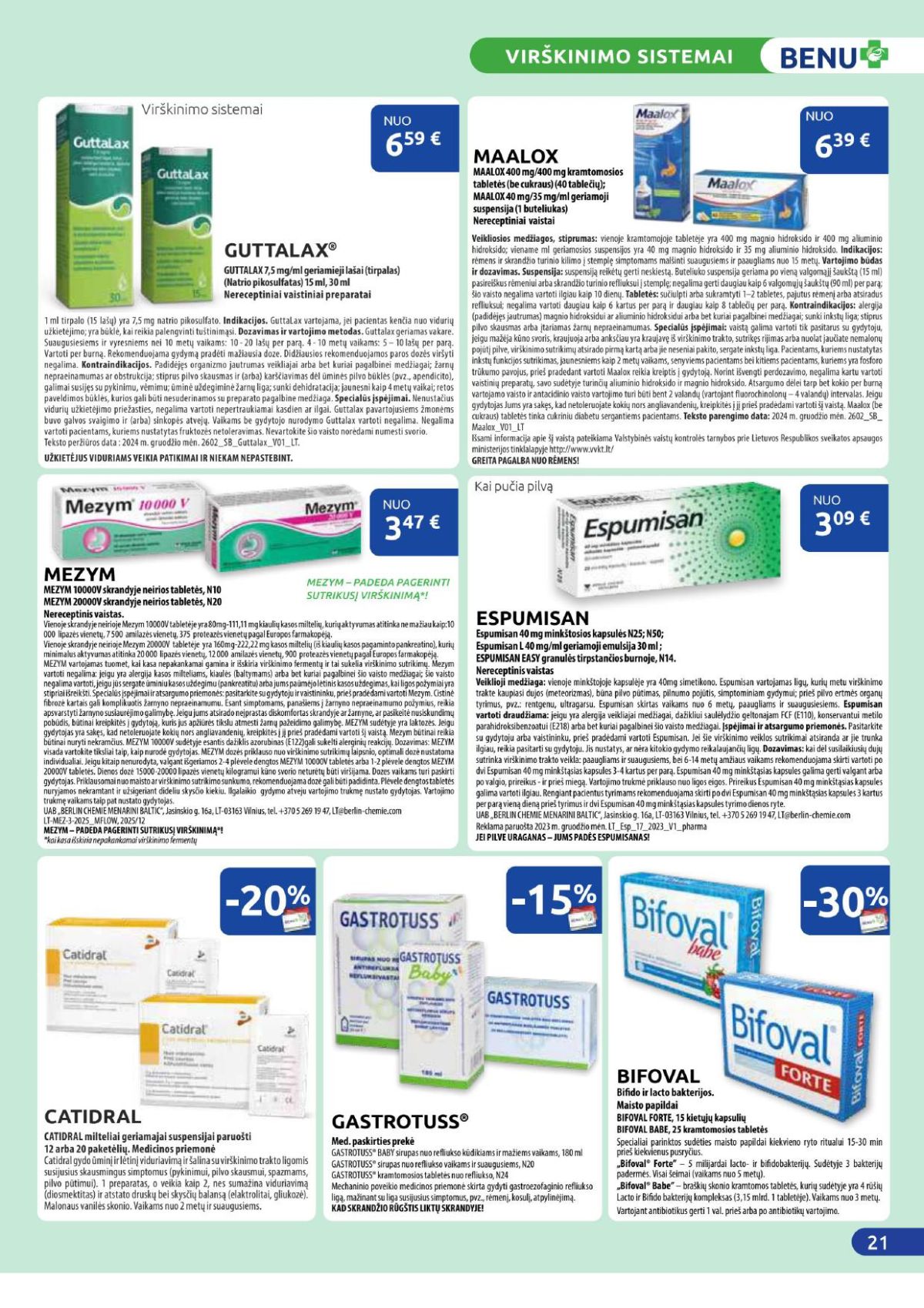 BENU VAISTINĖ (2026 03 01 - 2026 03 31) | 21