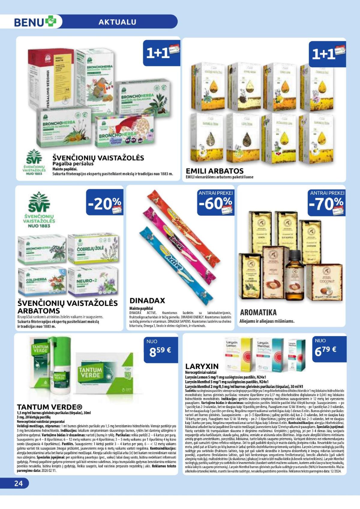 BENU VAISTINĖ (2026 03 01 - 2026 03 31) | 24