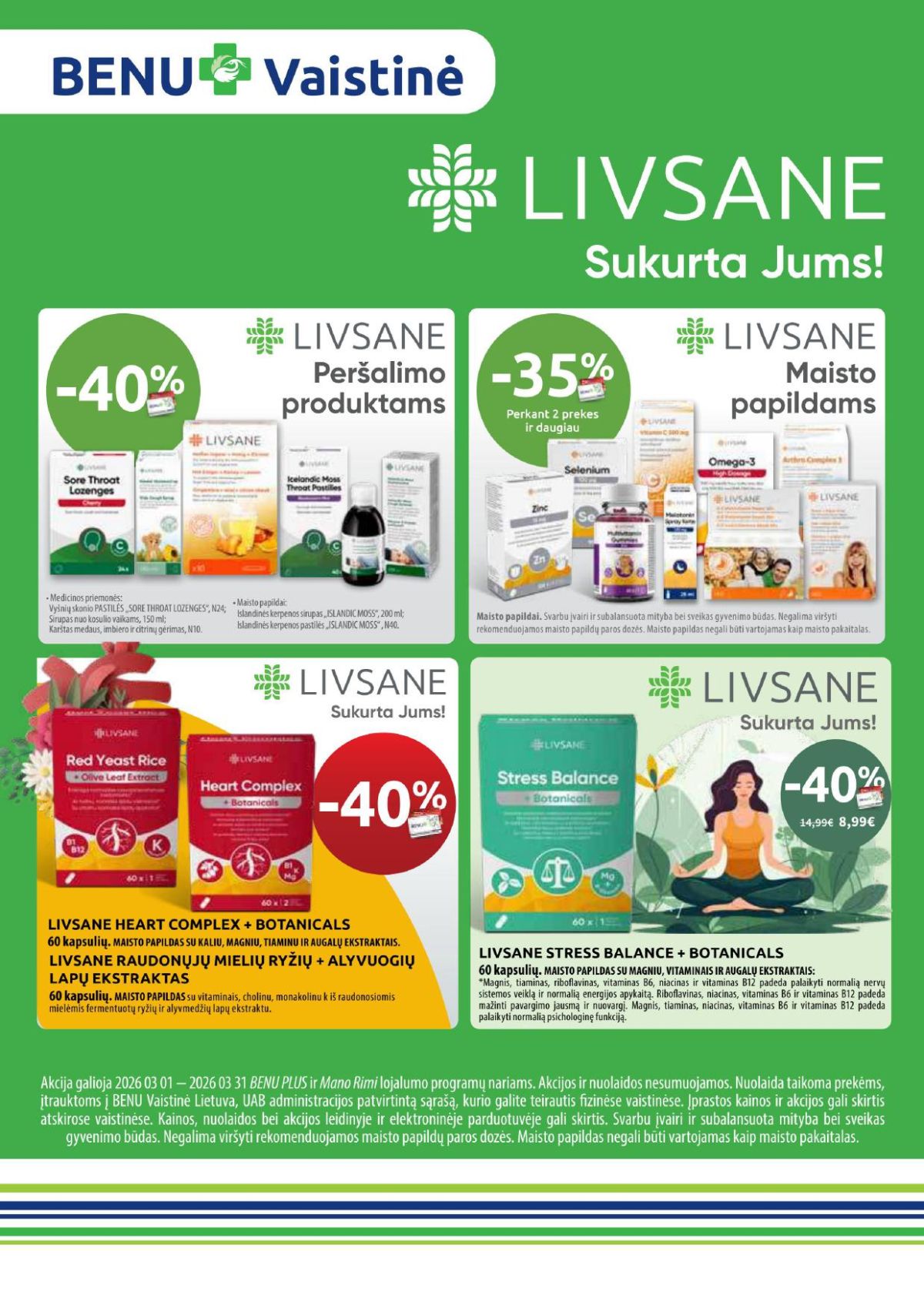 BENU VAISTINĖ (2026 03 01 - 2026 03 31) | 40