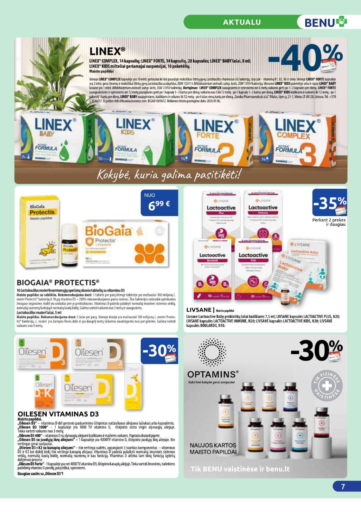 BENU VAISTINĖ (2026 03 01 - 2026 03 31) | 7