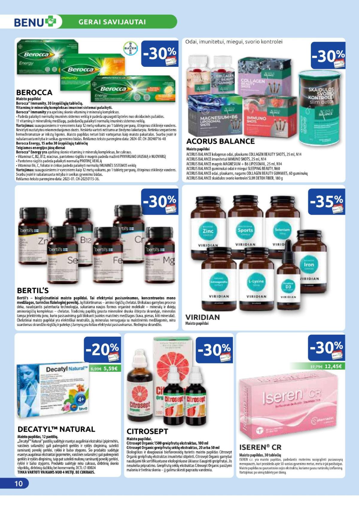 BENU VAISTINĖ (2026 03 01 - 2026 03 31) | 10