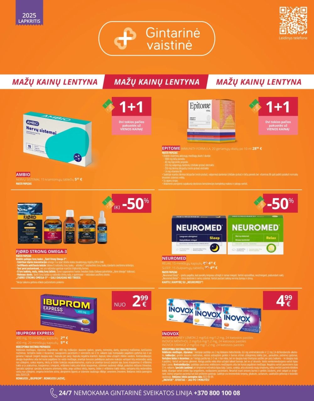 GINTARINĖ VAISTINĖ (2025 11 01 - 2025 11 30) | 1