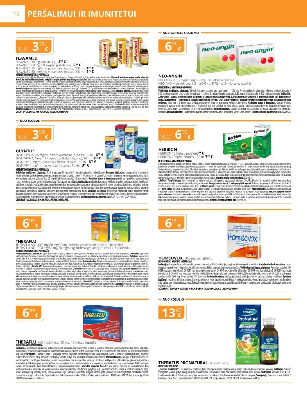 GINTARINĖ VAISTINĖ (2025 11 01 - 2025 11 30) | 16