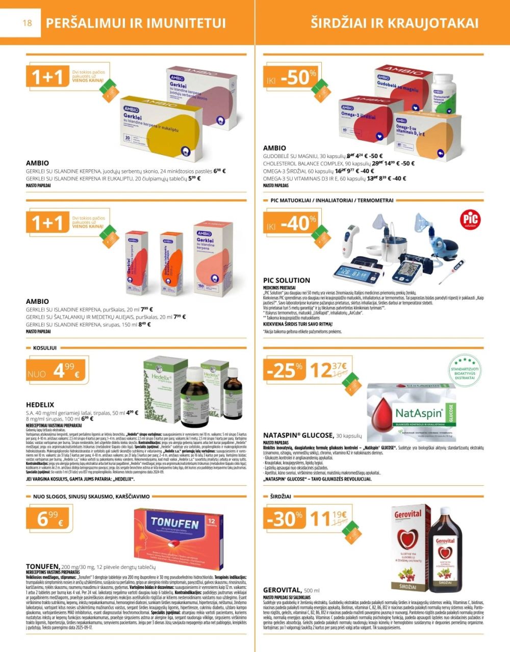 GINTARINĖ VAISTINĖ (2025 11 01 - 2025 11 30) | 18