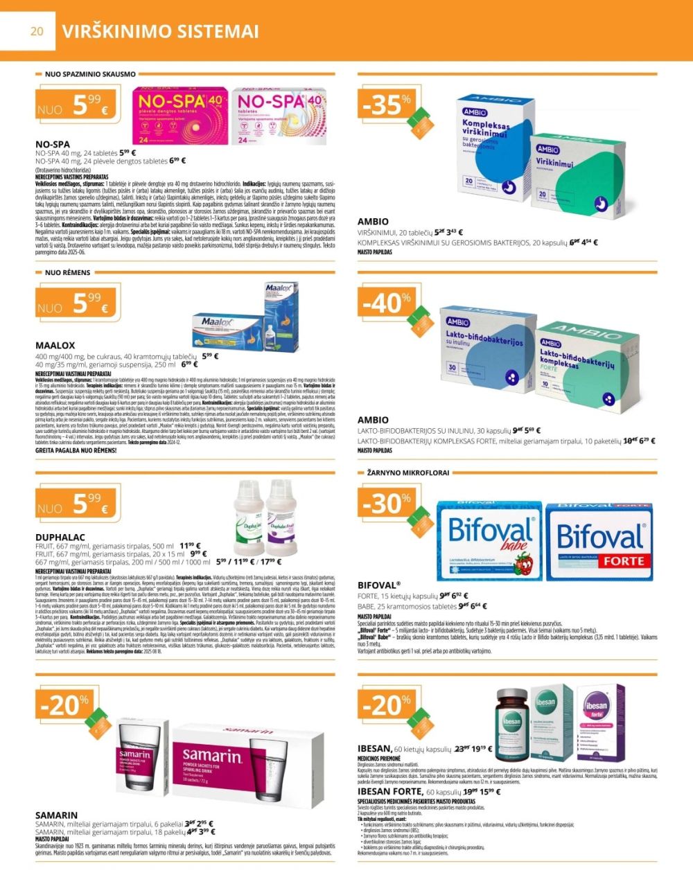 GINTARINĖ VAISTINĖ (2025 11 01 - 2025 11 30) | 20