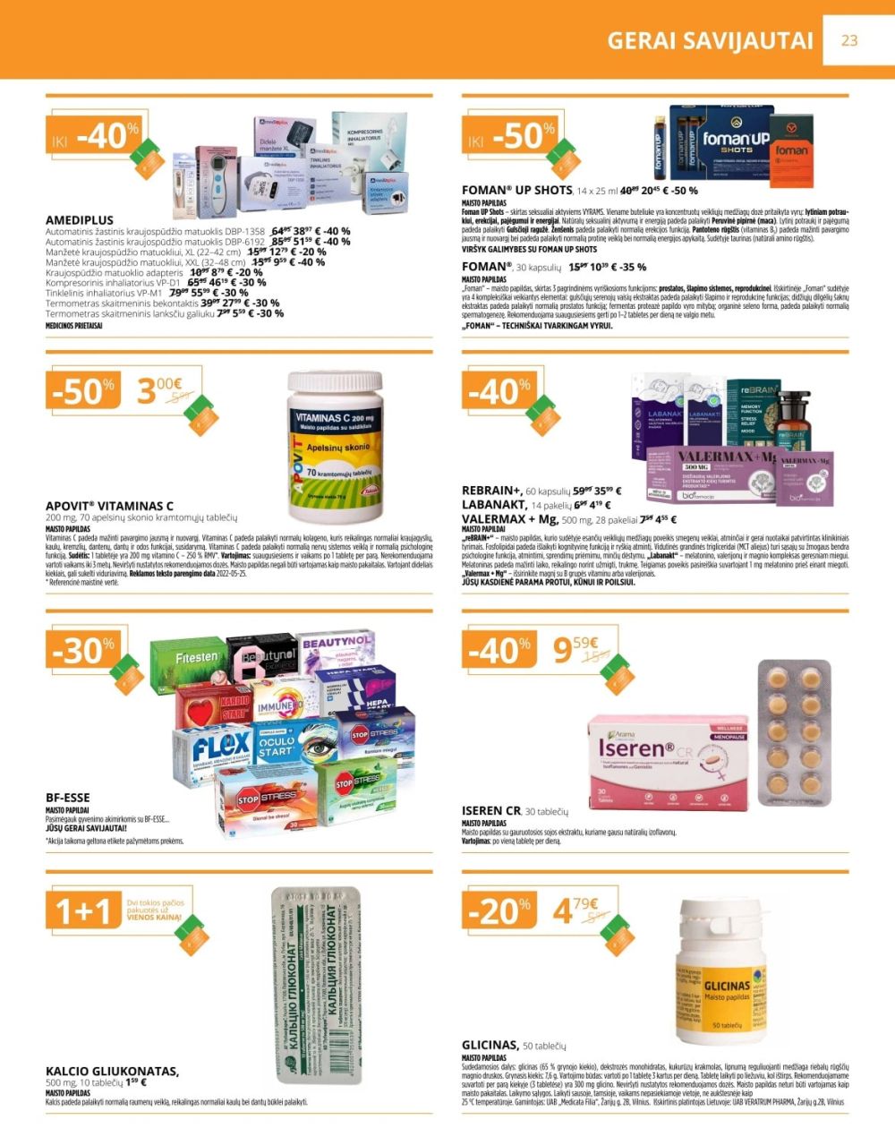 GINTARINĖ VAISTINĖ (2025 11 01 - 2025 11 30) | 23