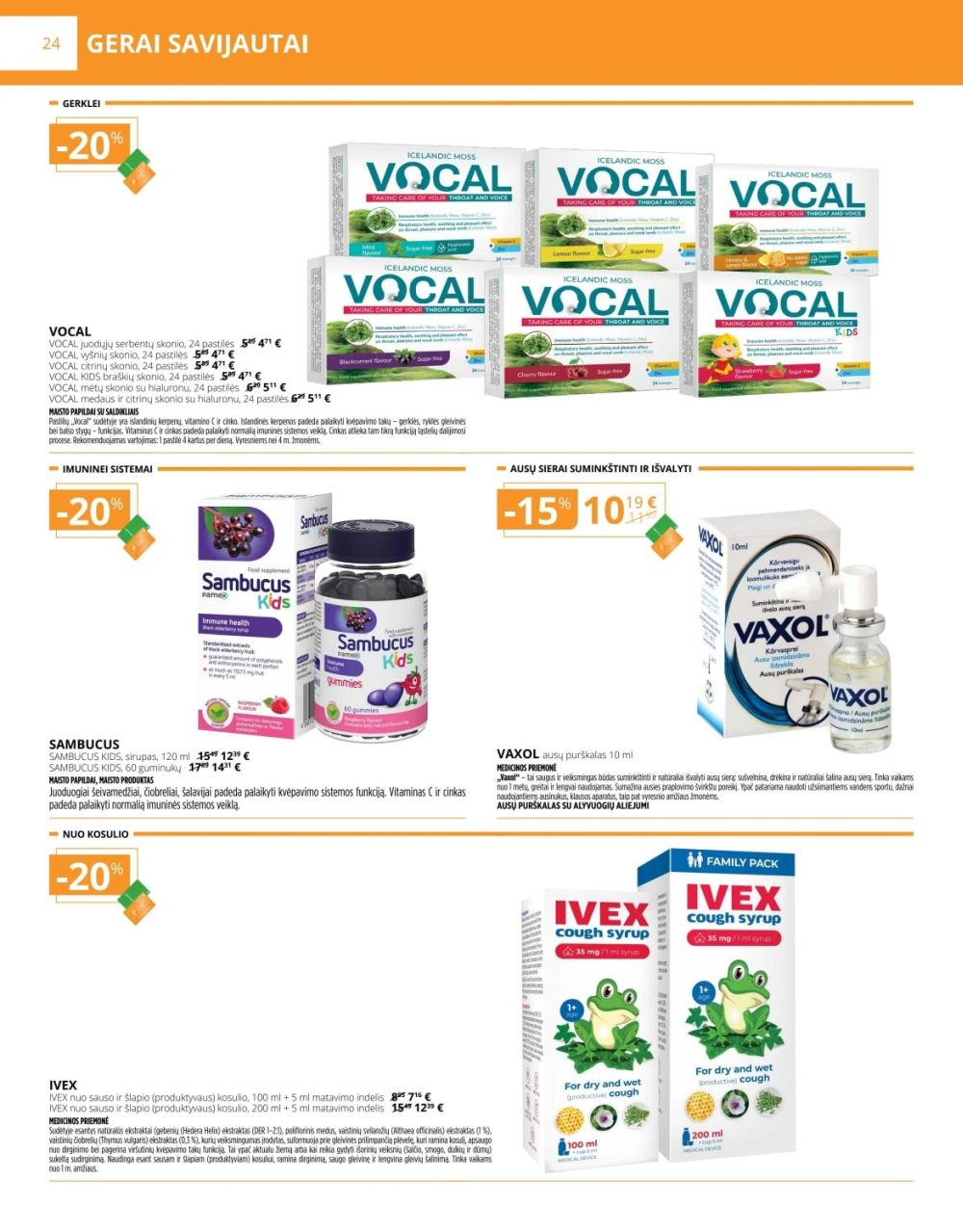GINTARINĖ VAISTINĖ (2025 11 01 - 2025 11 30) | 24