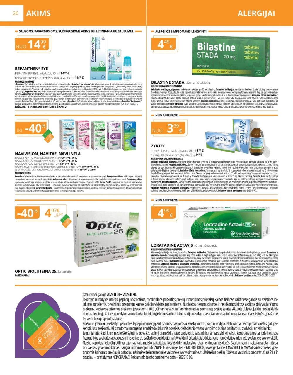 GINTARINĖ VAISTINĖ (2025 11 01 - 2025 11 30) | 26
