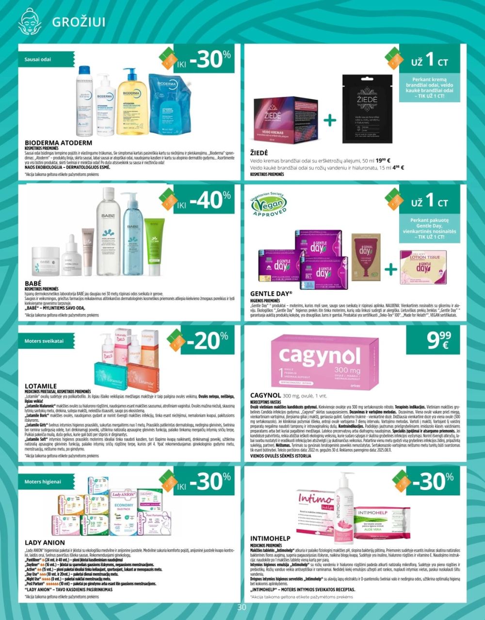 GINTARINĖ VAISTINĖ (2025 11 01 - 2025 11 30) | 30