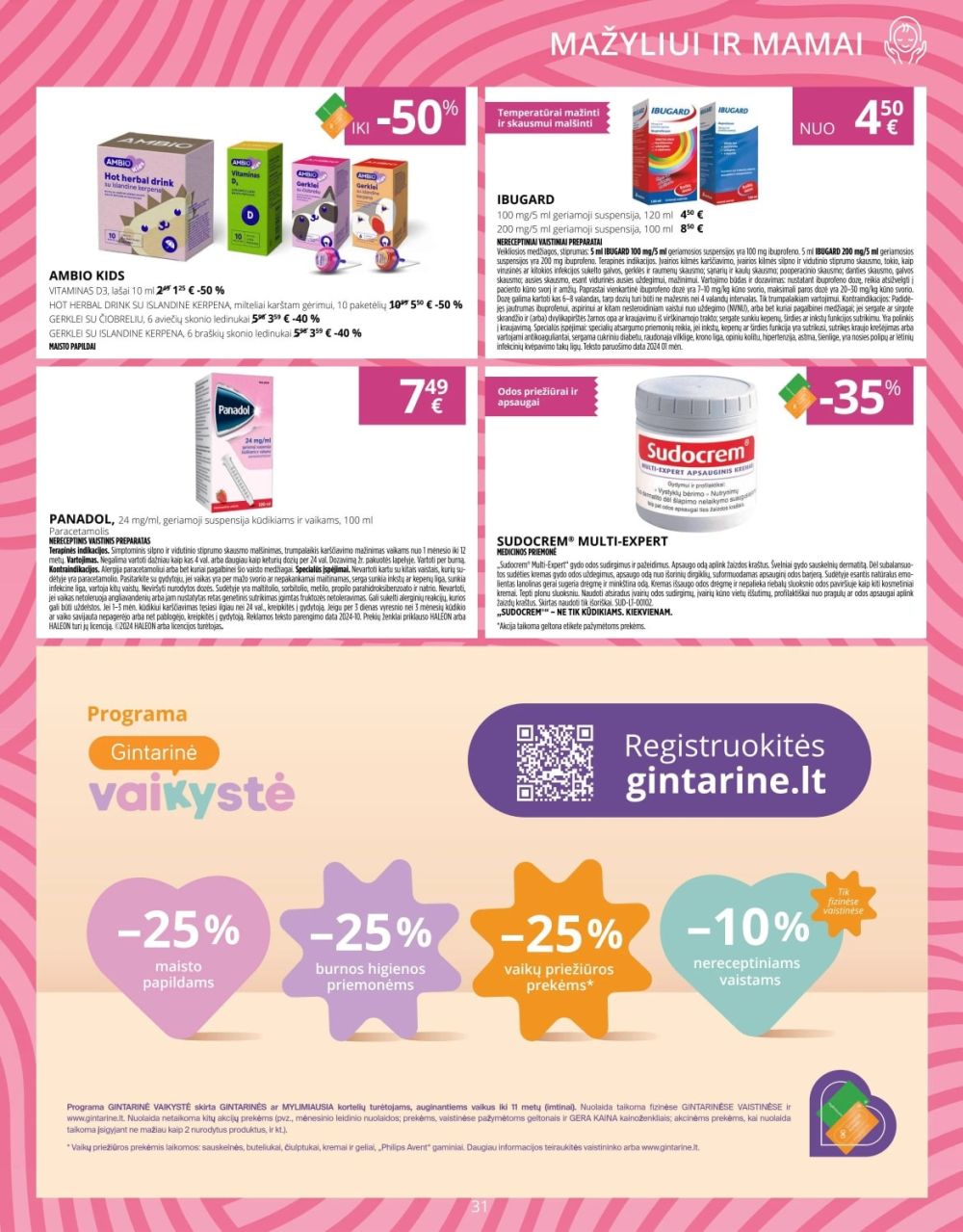 GINTARINĖ VAISTINĖ (2025 11 01 - 2025 11 30) | 31